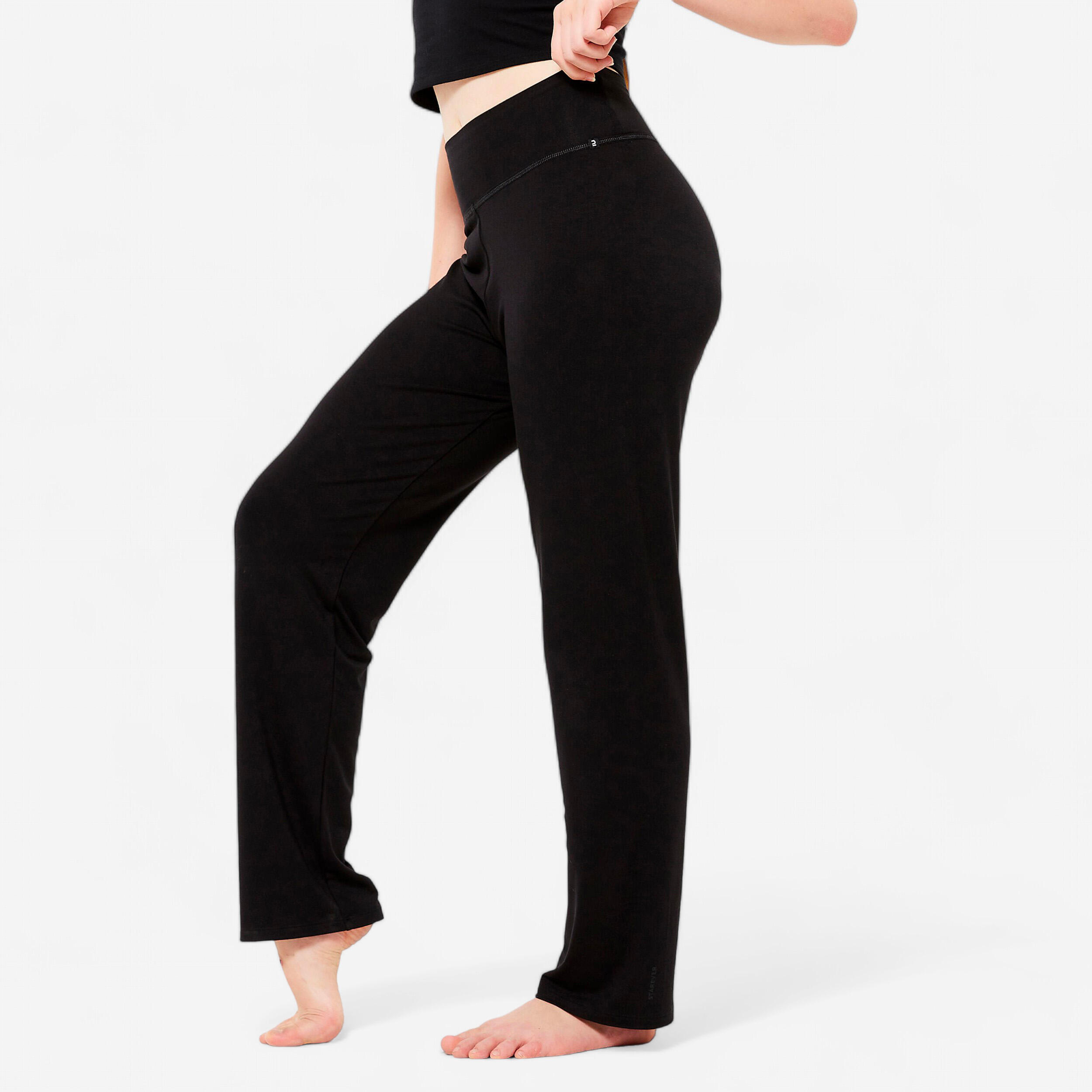 Tanzhose Mädchen gerade fließend Modern Dance - schwarz