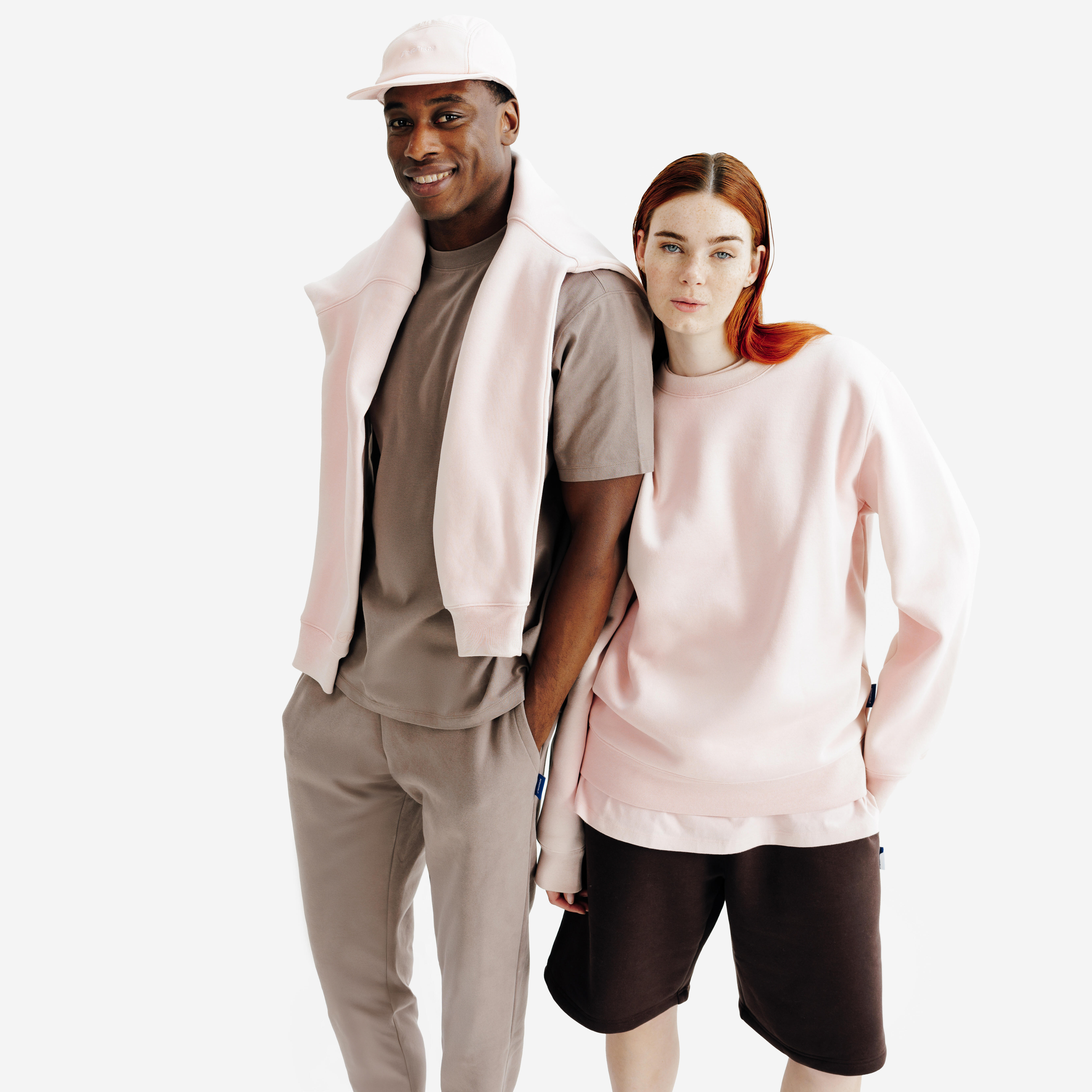 Sweatshirt Damen/Herren Rundhals - Elementals rosa