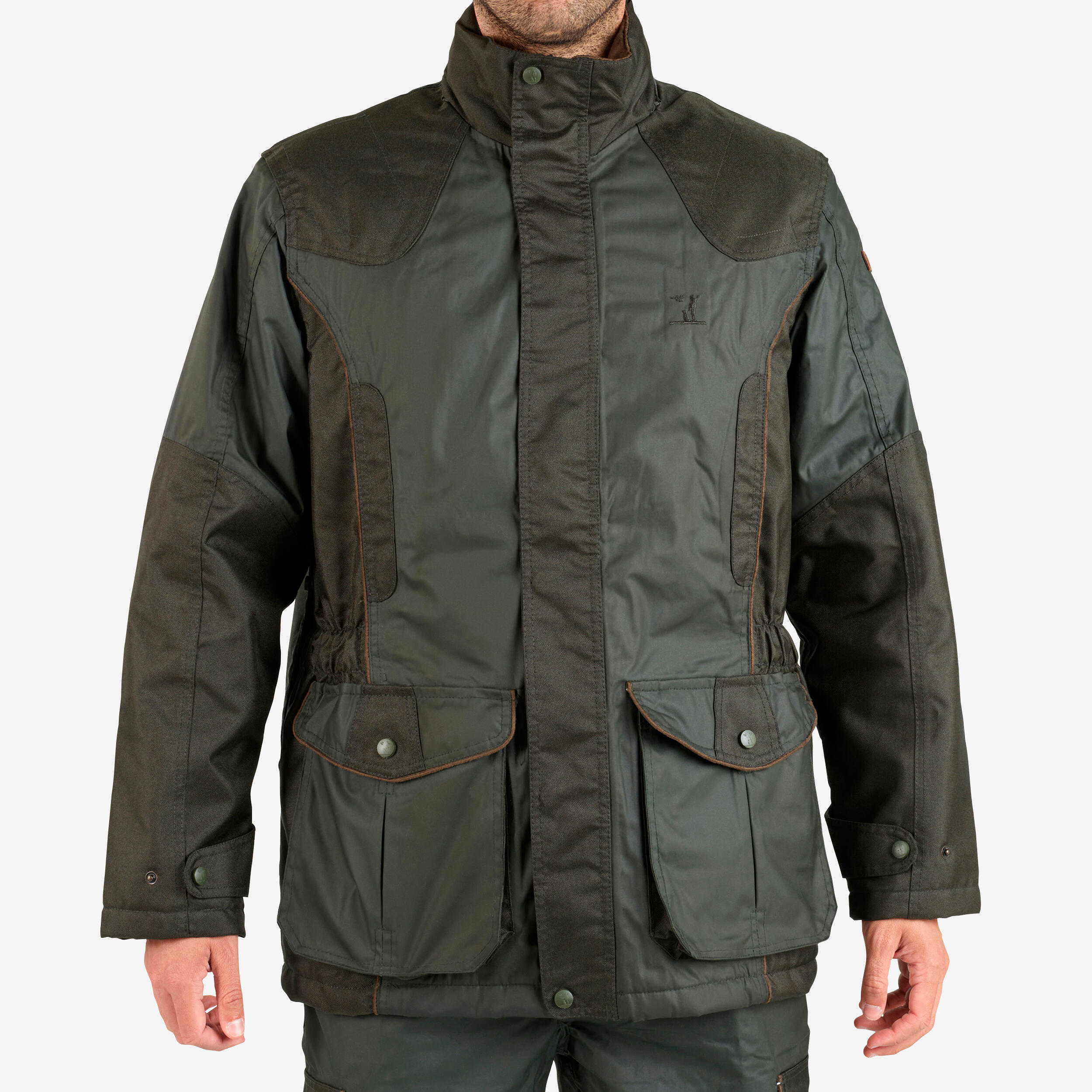 Jagdjacke / Regenjacken Percussion Impertane, strapazierfähig, grün