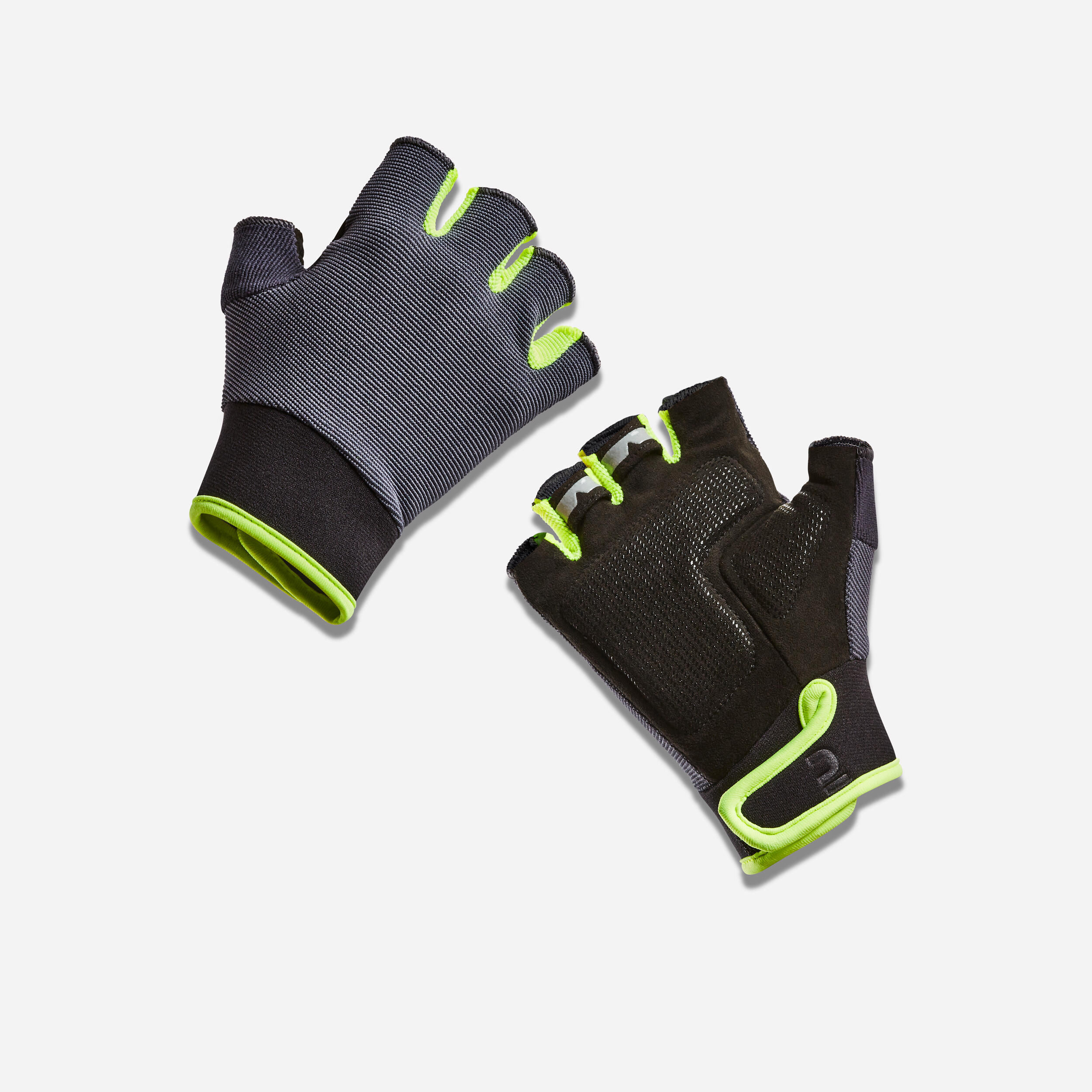 Fahrradhandschuhe 500 Kinder schwarz