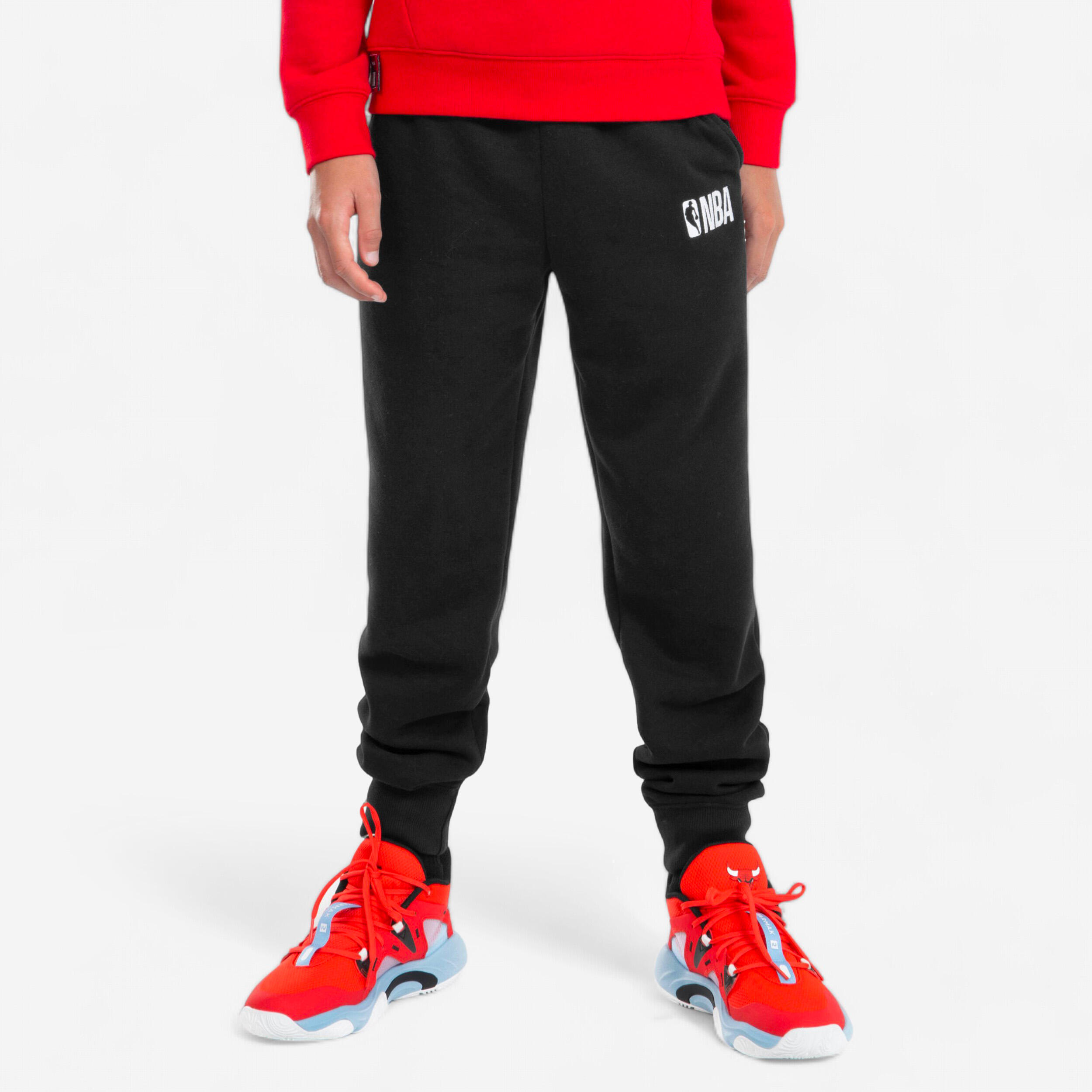 Kinder Basketball Trainingshose NBA - P900 NBA schwarz