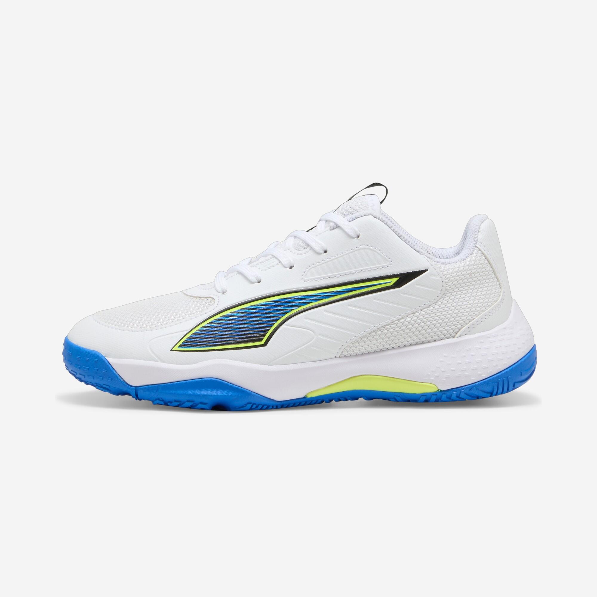 Kinder Handballschuhe - Accelerate 4 weiß/blau/rot
