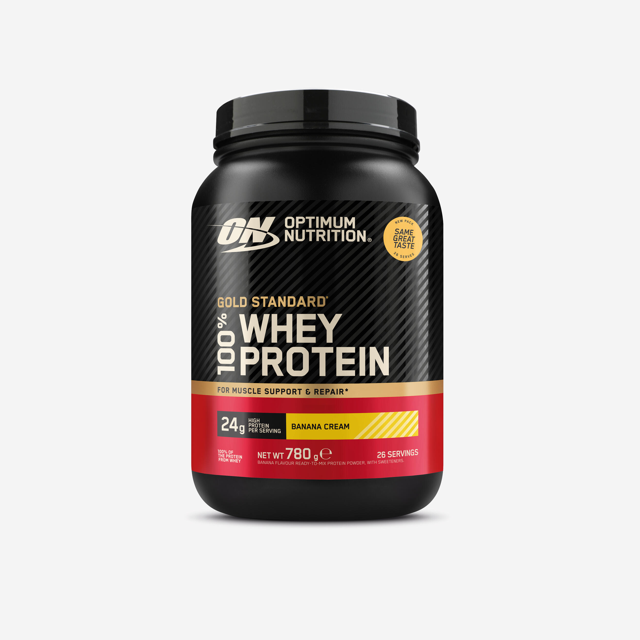 Proteinpulver 100 % Whey Banane Gold Standard 780 g
