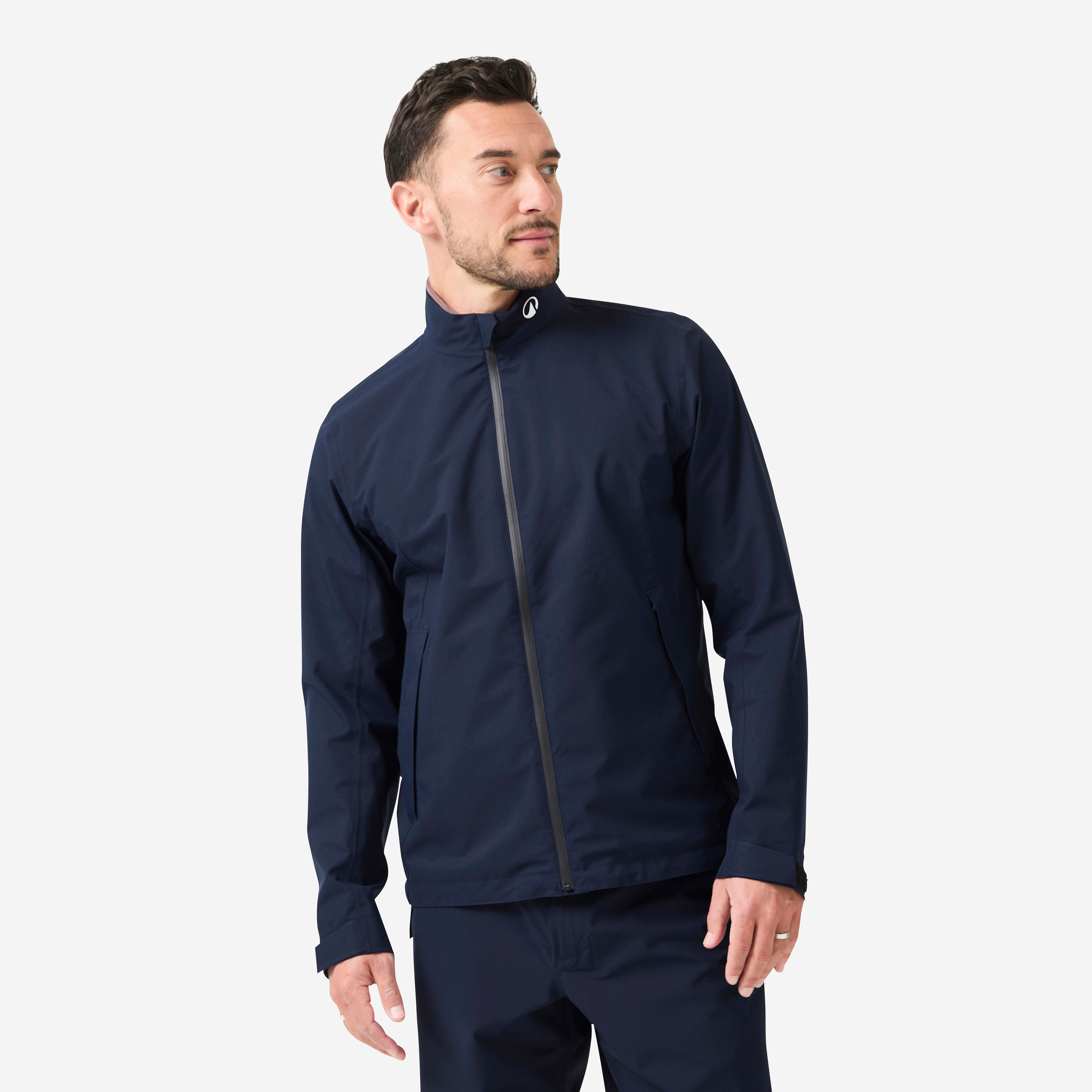 Herren Golf Regenjacke wasserdicht - RW500 marineblau