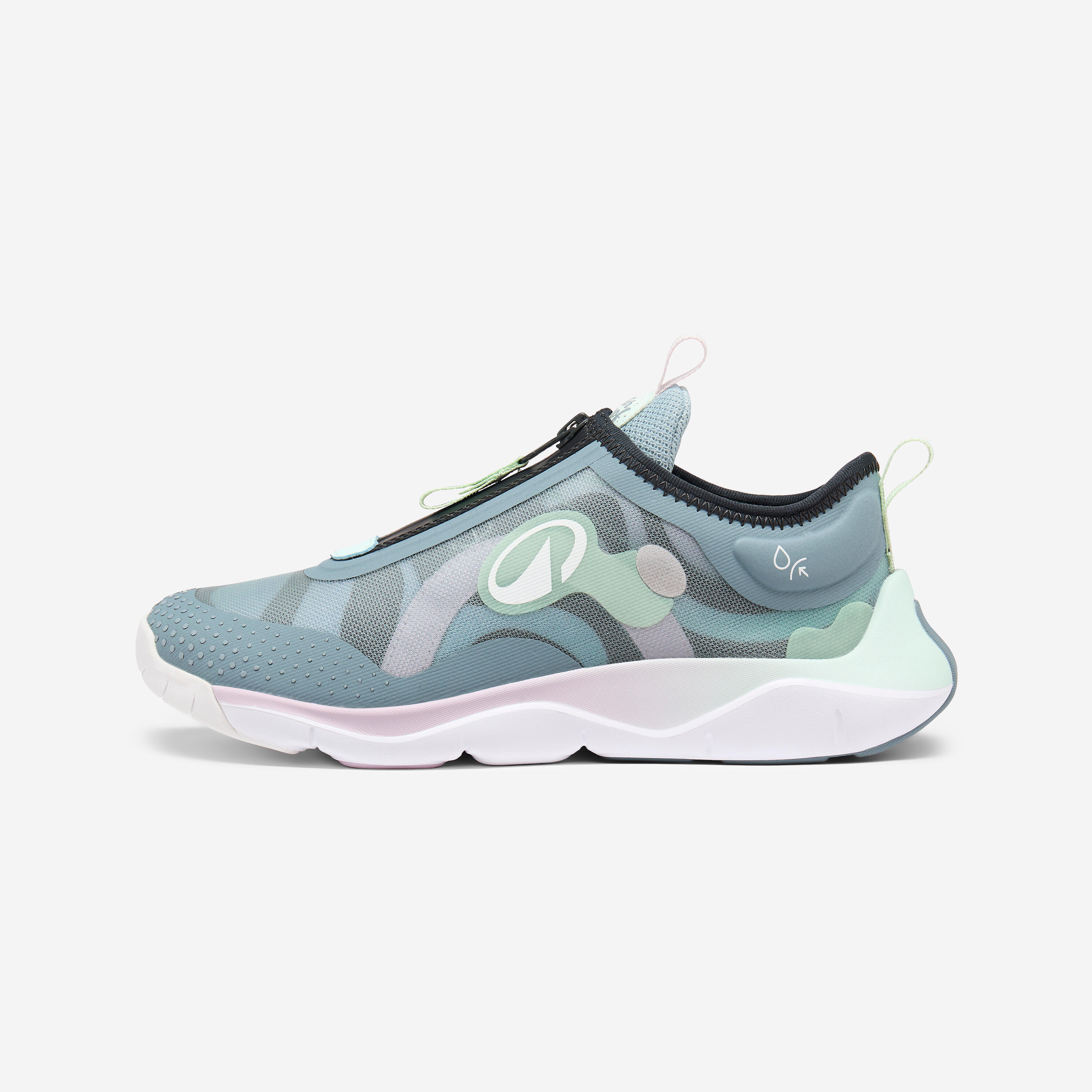 Sportschuhe Sneaker Kinder wasserdicht - Playful grau/blau