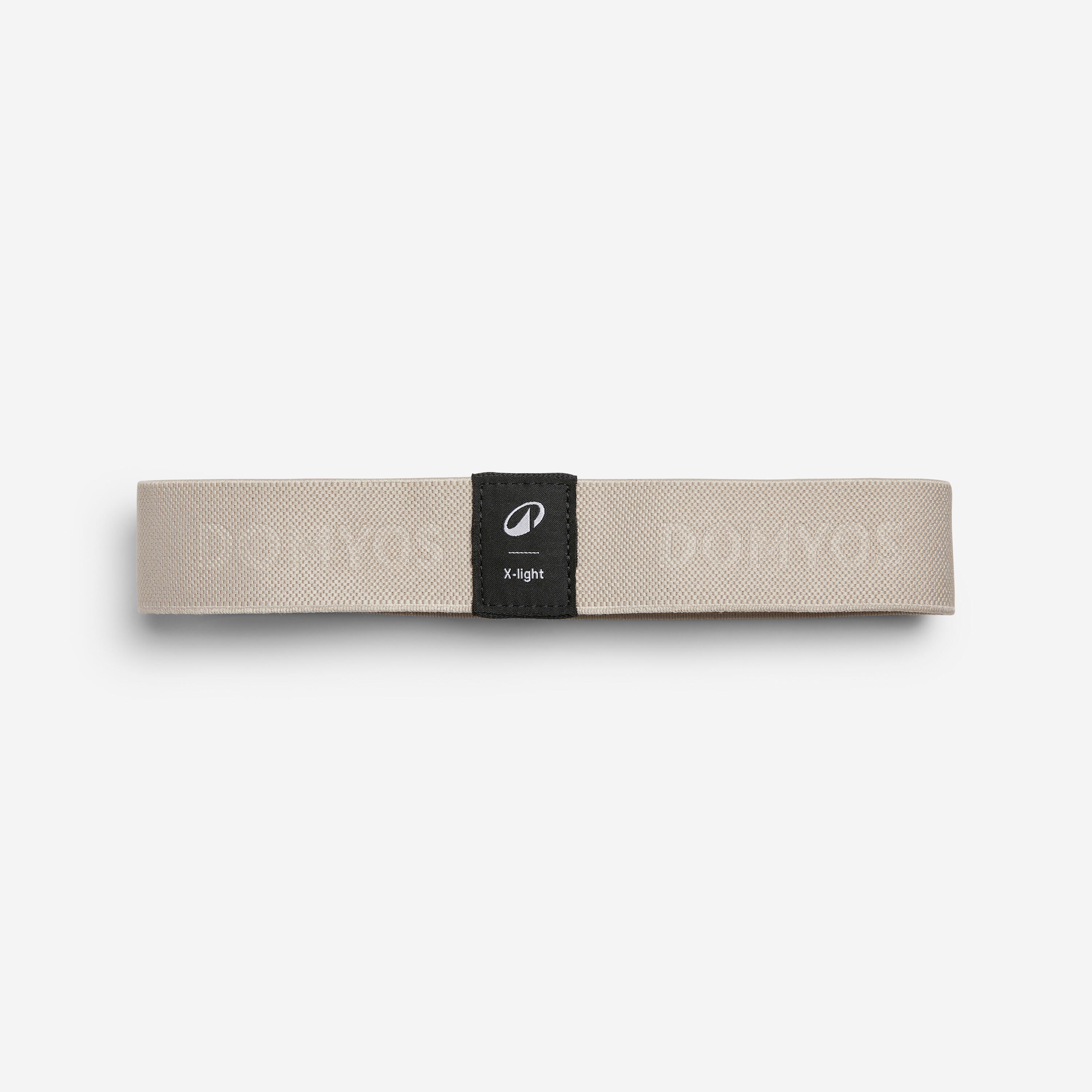 Fitness Band Trainingsband Textil Gesäß extraleichter Widerstand - beige