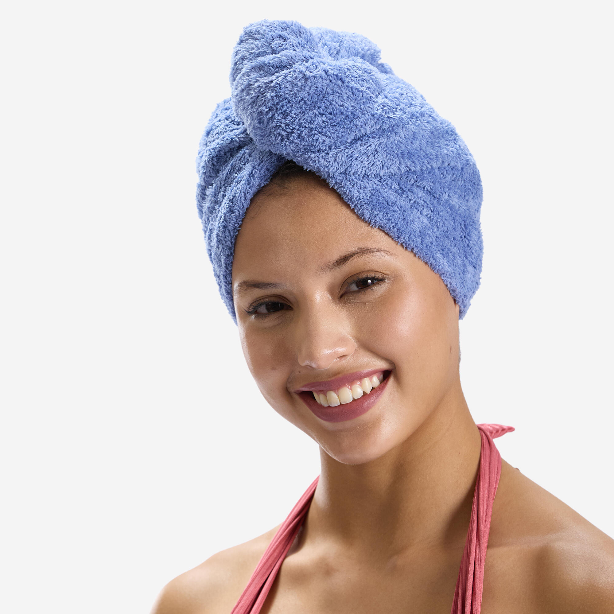 Haar-Handtuch Mikrofaser weich blau