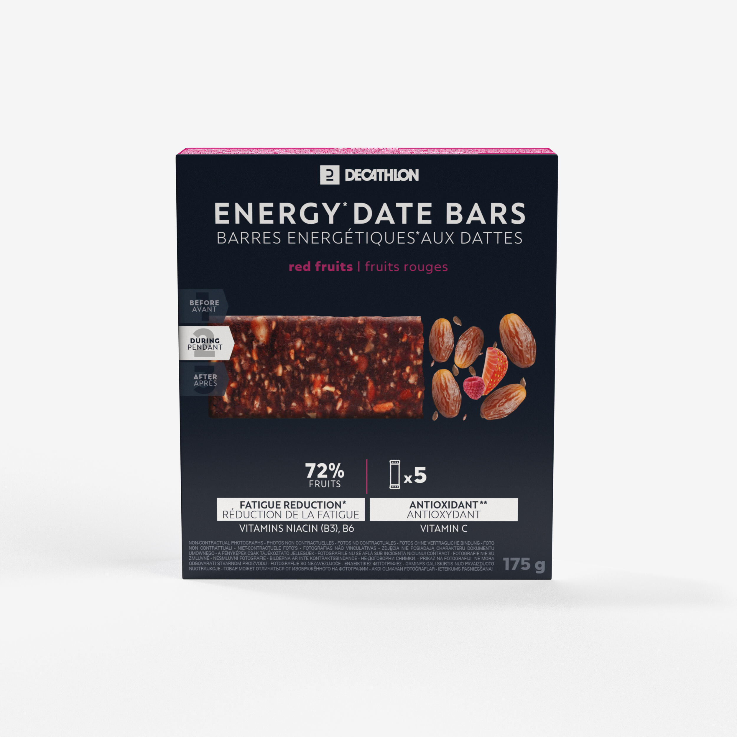 Energieriegel mit Datteln und roten Früchten 5 × 35 g