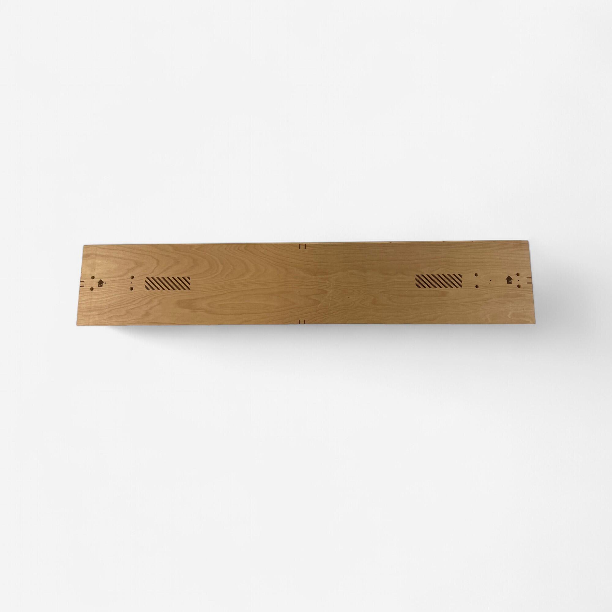 Unterer Holzständer Rack zur Wandmontage