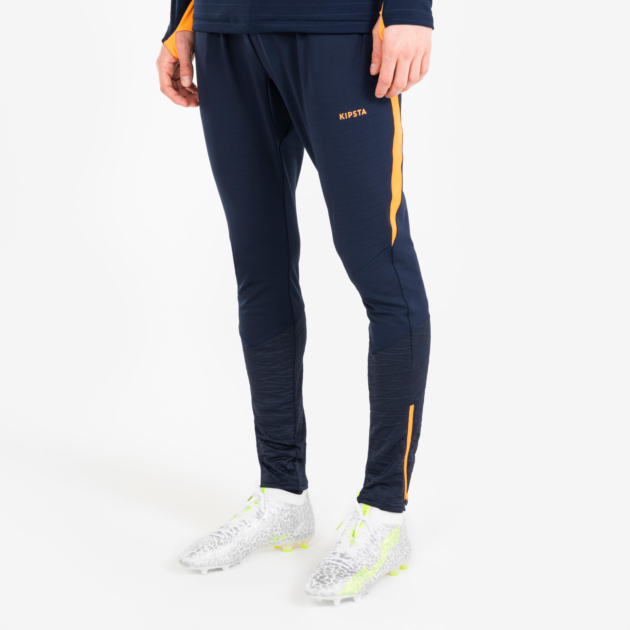 Damen/Herren Fußball Trainingshose - CLR orange/marineblau