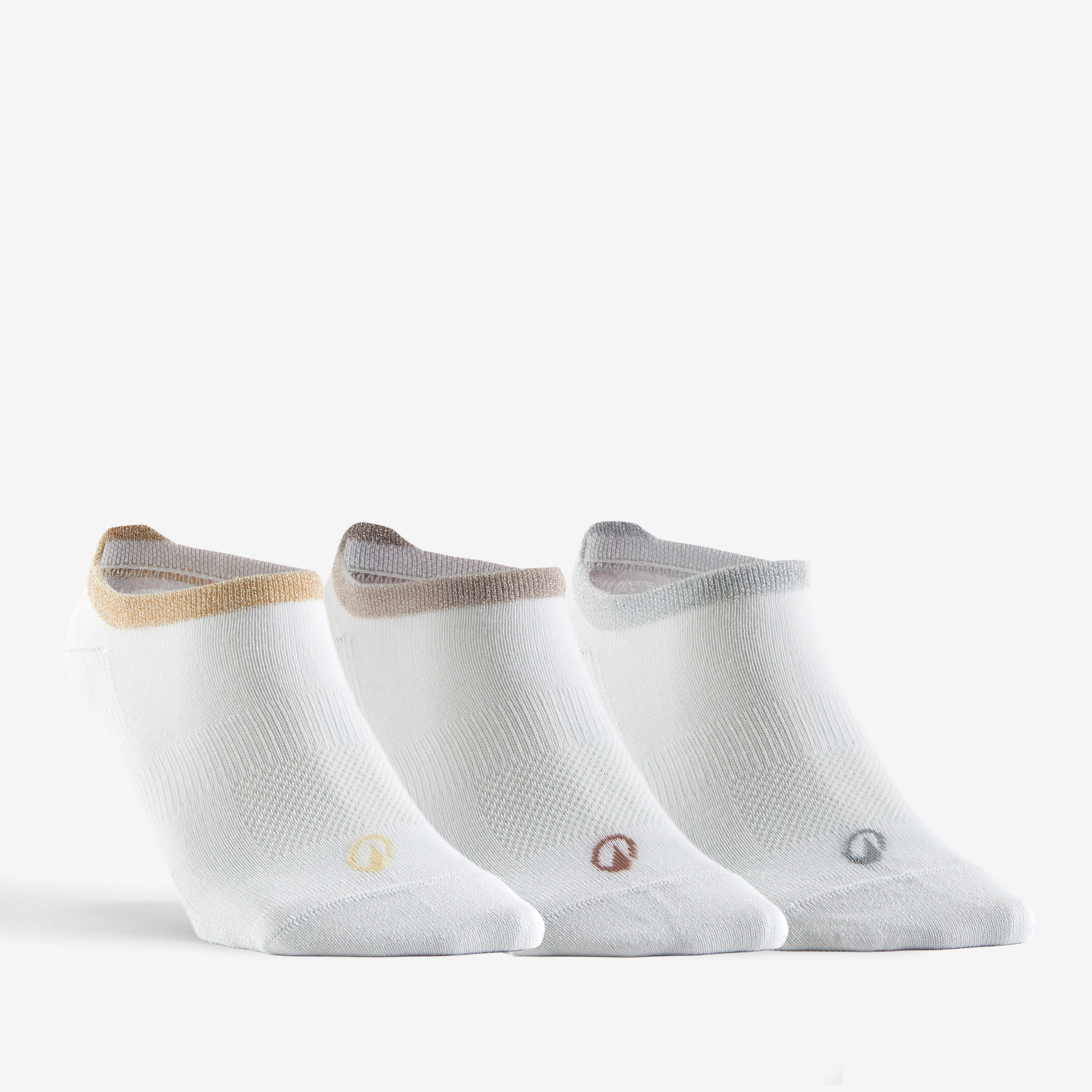 Tennissocken Low 3er Pack - RS 160 weiß glänzend