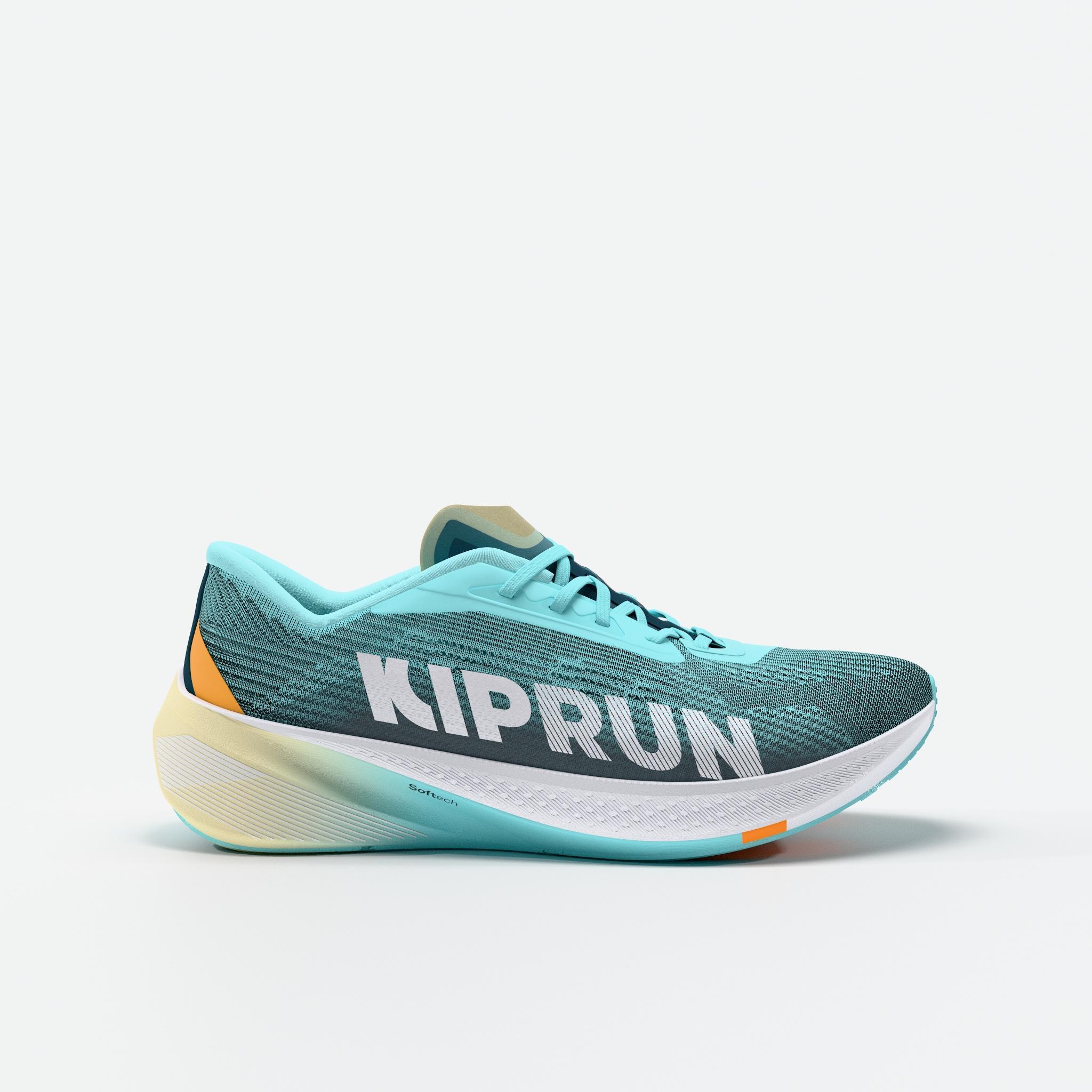 Laufschuhe Straße Damen vielseitig - Kipcore Premium blau