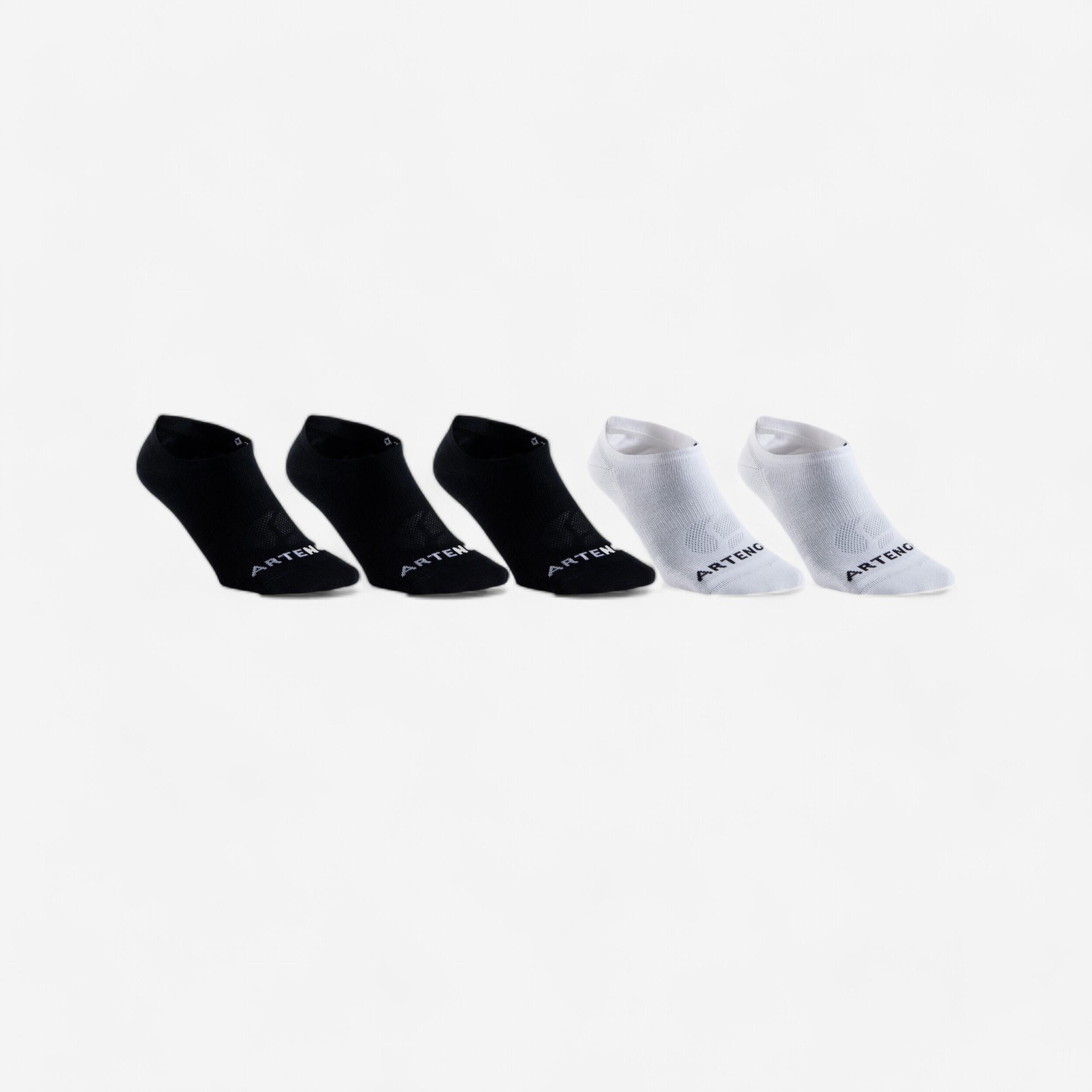 Tennissocken Low 5er Pack - RS160 schwarz/weiß