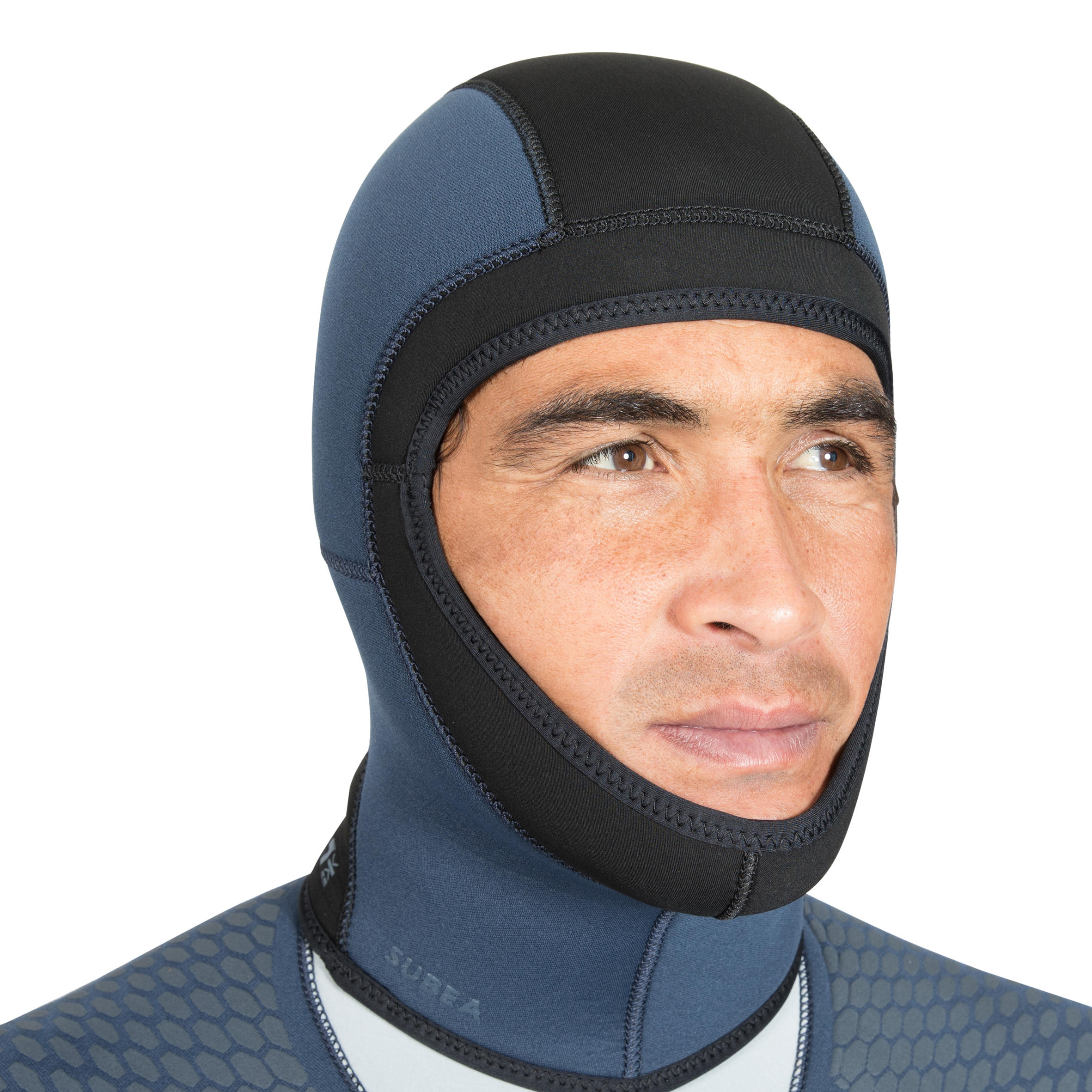 Kopfhaube Tauchen Herren Neopren SCD 7 mm schwarz