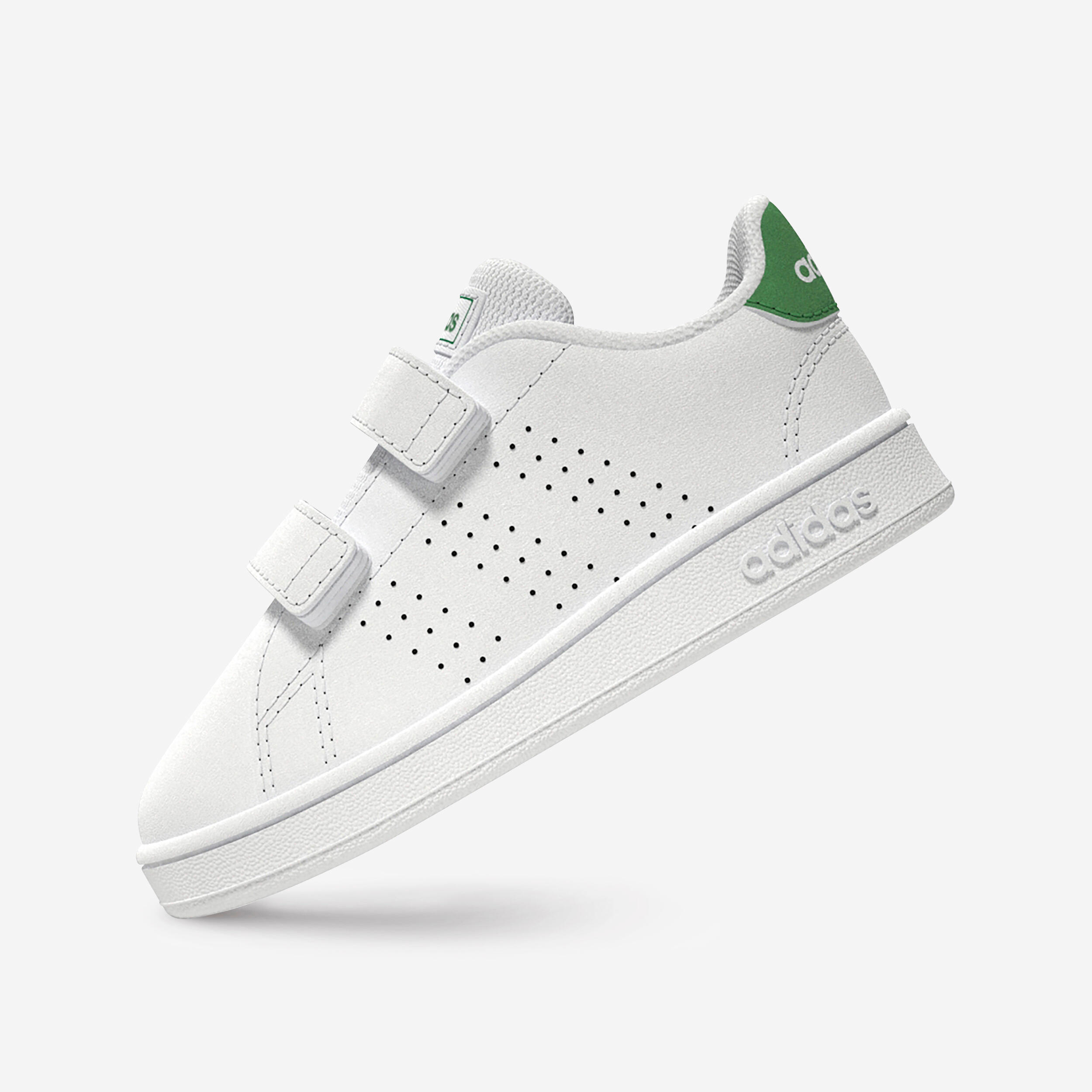 ADIDAS Sportschuhe Baby Klettverschluss  - Advantage weiss/grün