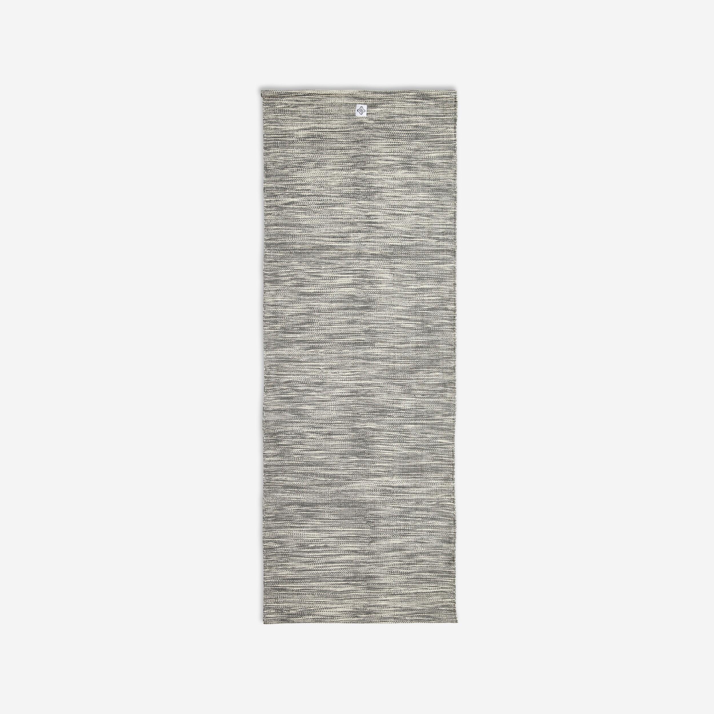 Matte/Mattenauflage für sanftes Yoga Baumwolle 183 cm × 68 cm × 4 mm ‒ grau