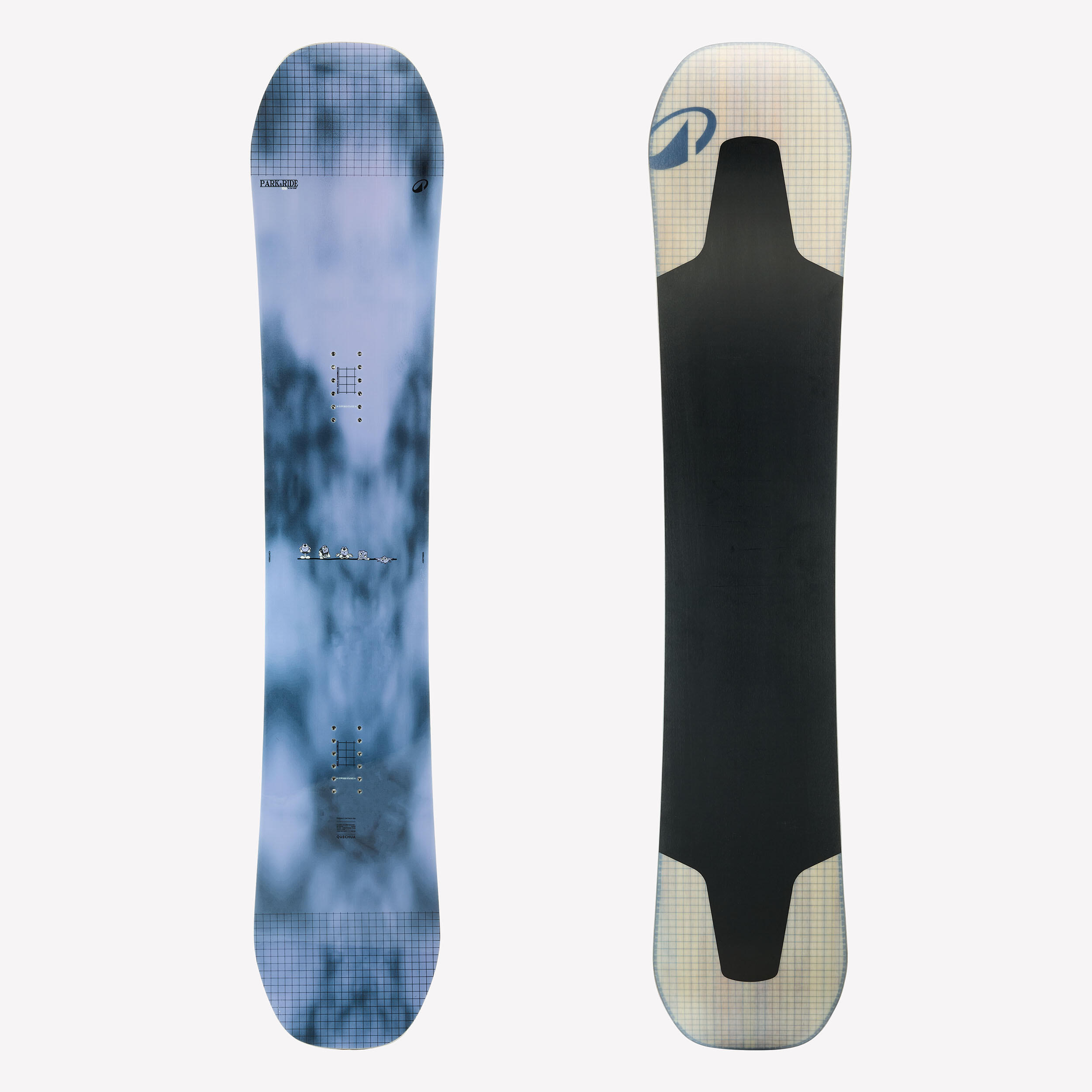 Snowboard Damen Allmountain & Freestyle - Park & Ride 500 violett