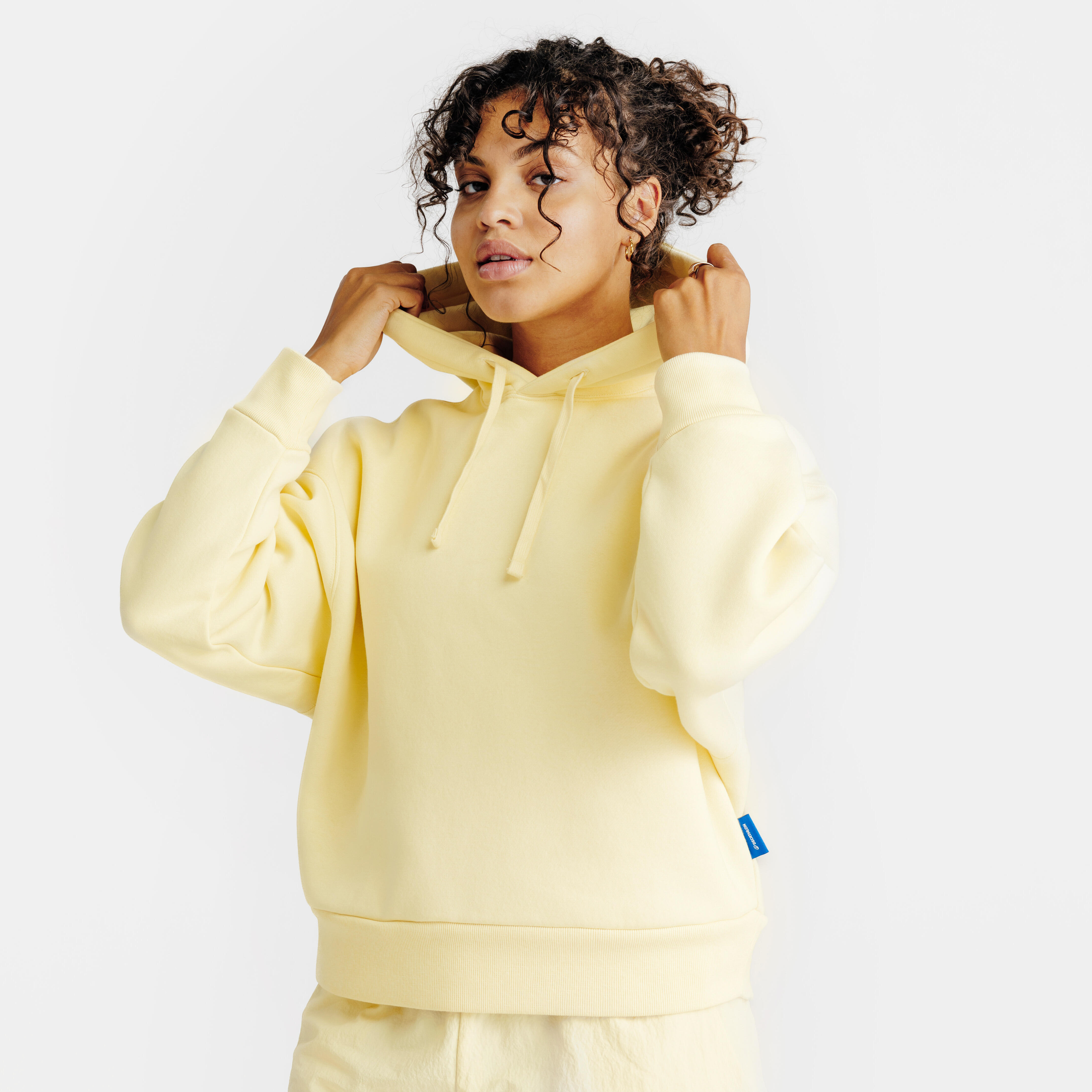 Hoodie Damen - Elementals pastellgelb