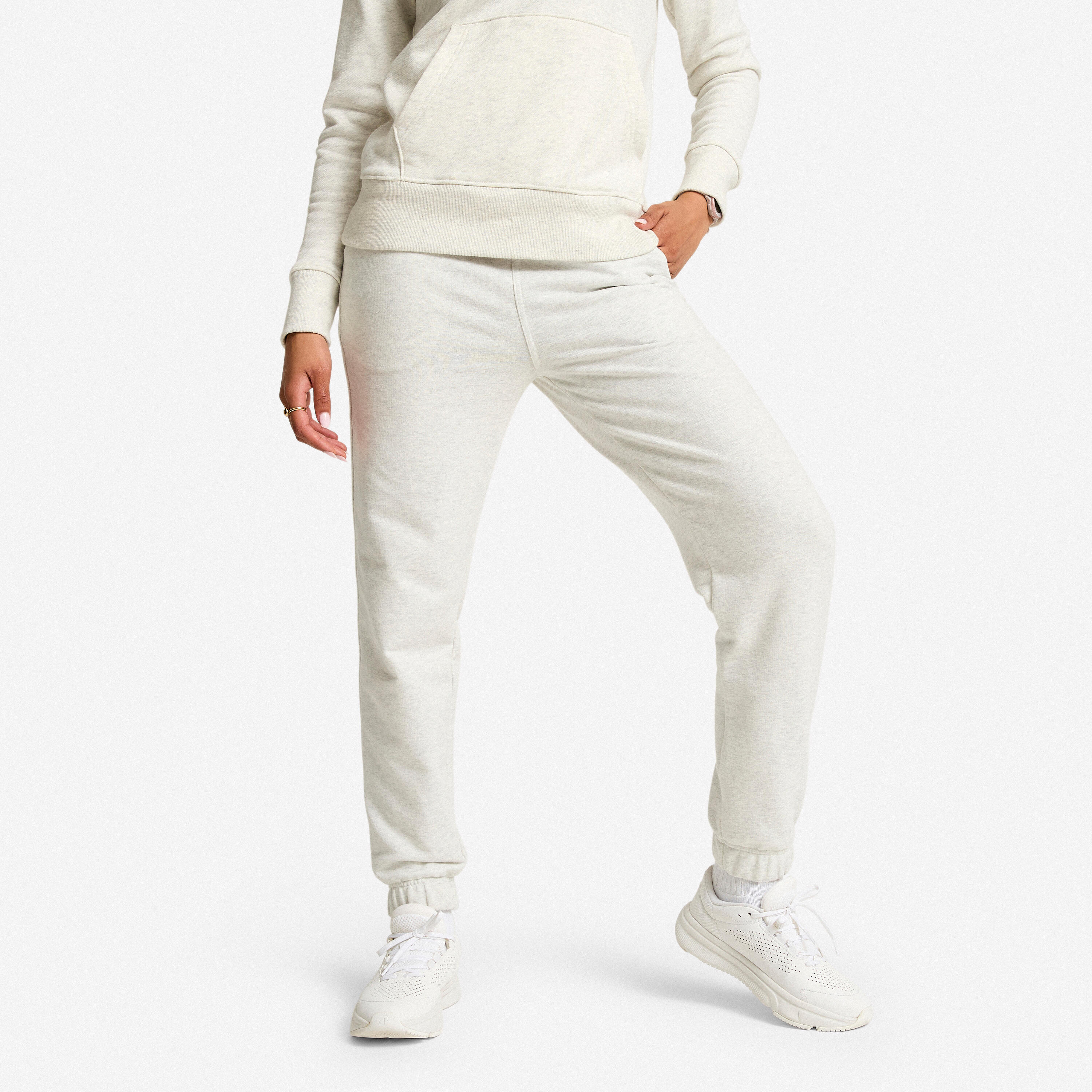 Jogginghose Damen Baumwolle - grau