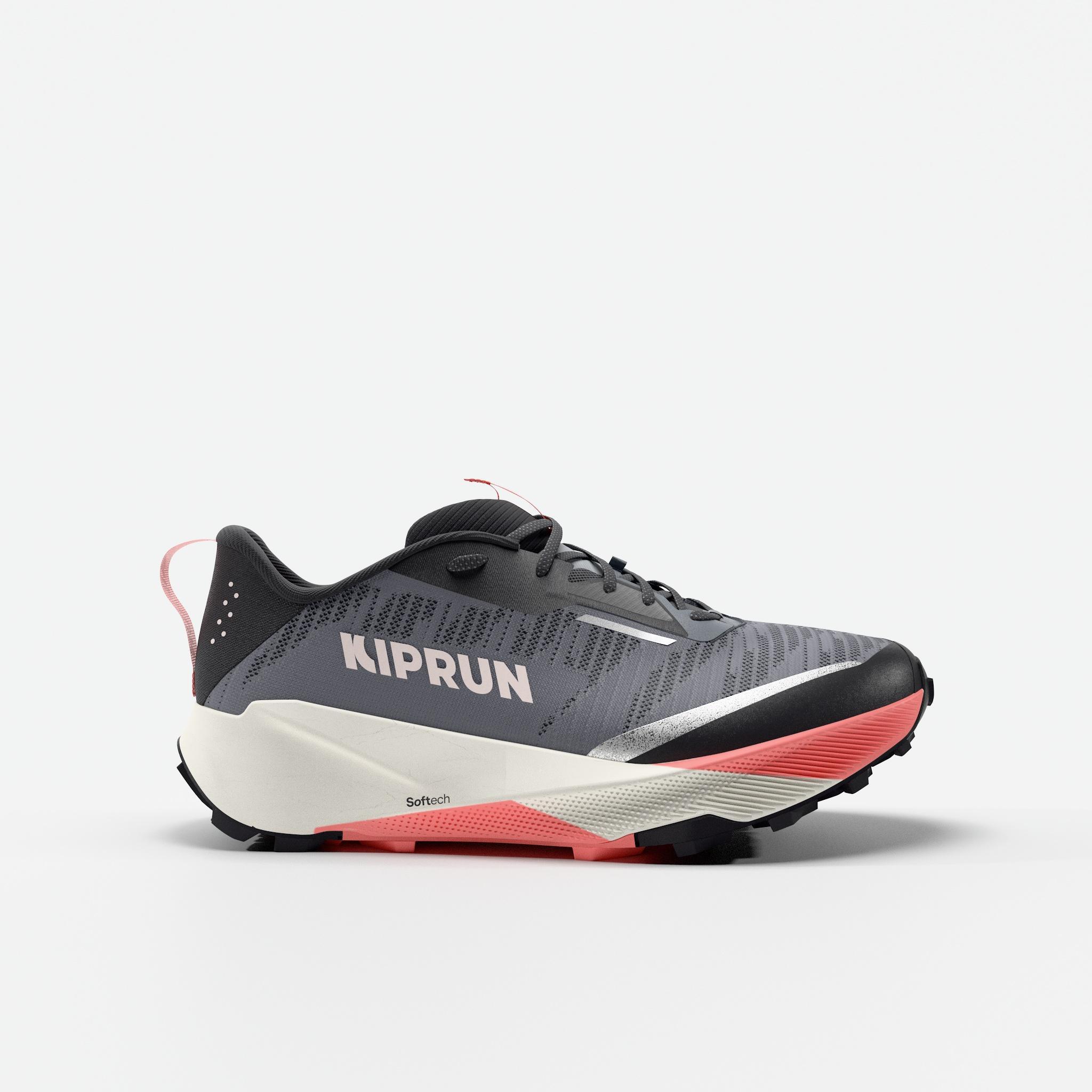 Trailrunningschuhe Damen - Kipsummit grau/koralle