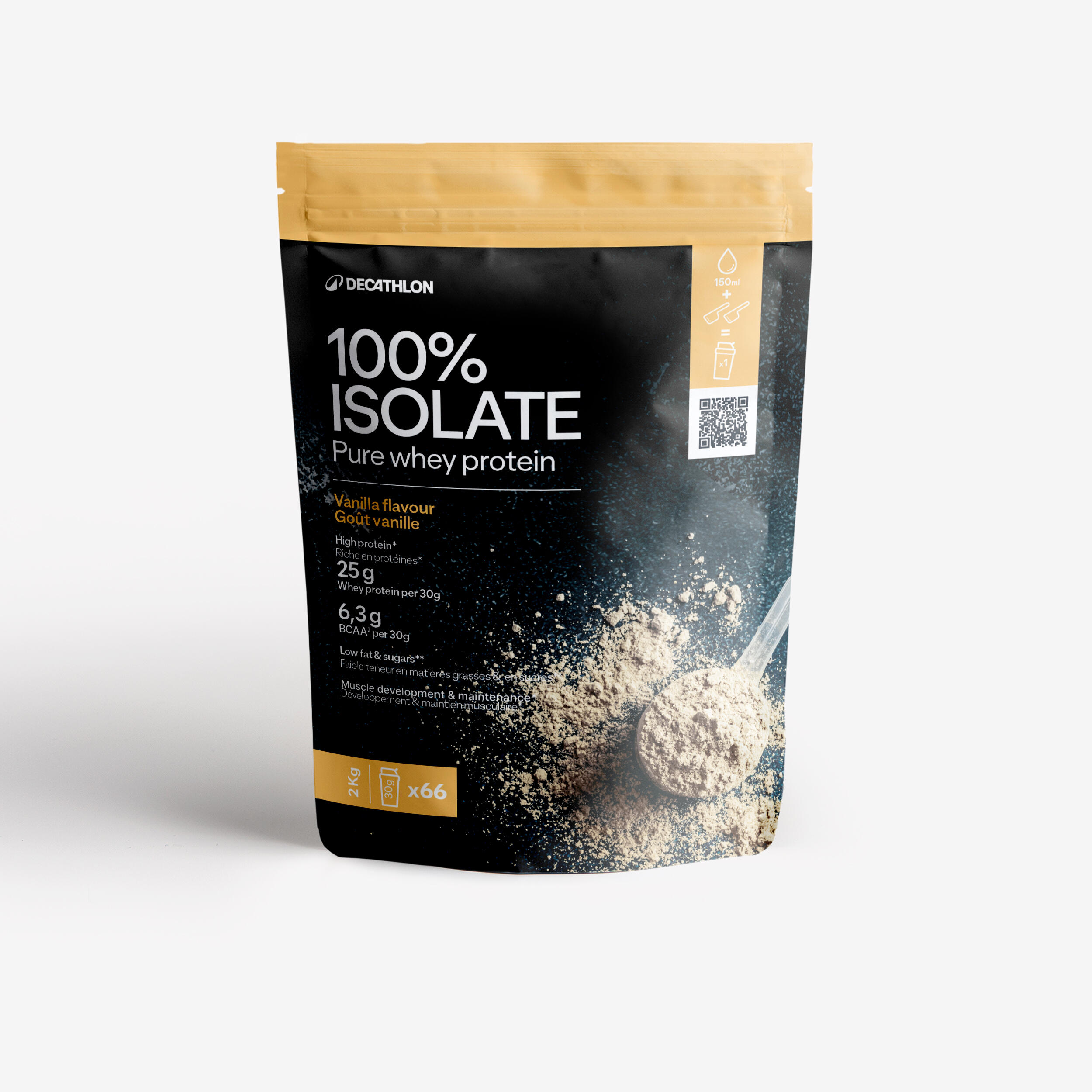 Pure Whey Protein 100 % Isolat Vanille 2 kg