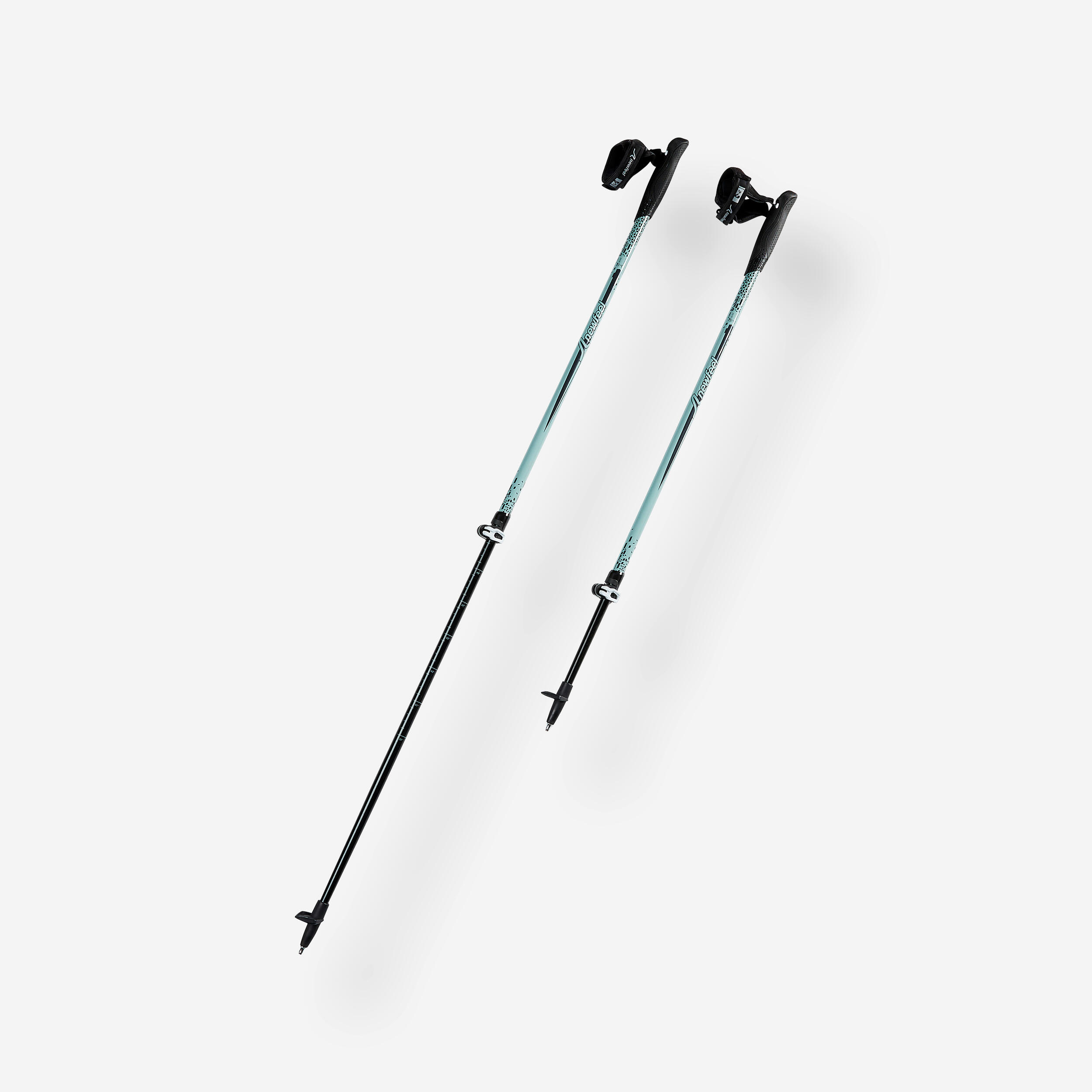 Nordic Walking Stöcke Teleskop Aluminium - NW P120 schwarz/graugrün