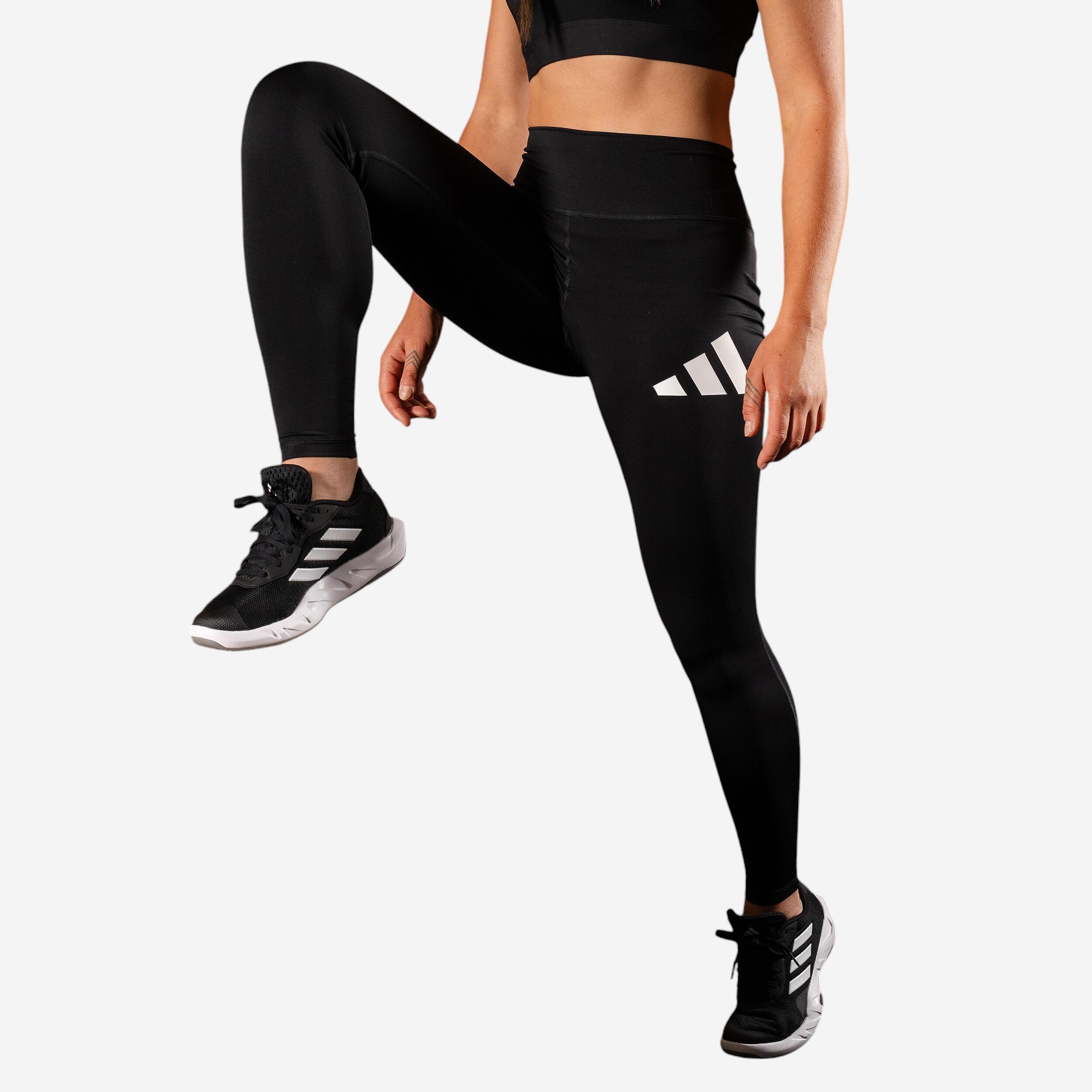 Leggings Damen - Logo-Print schwarz