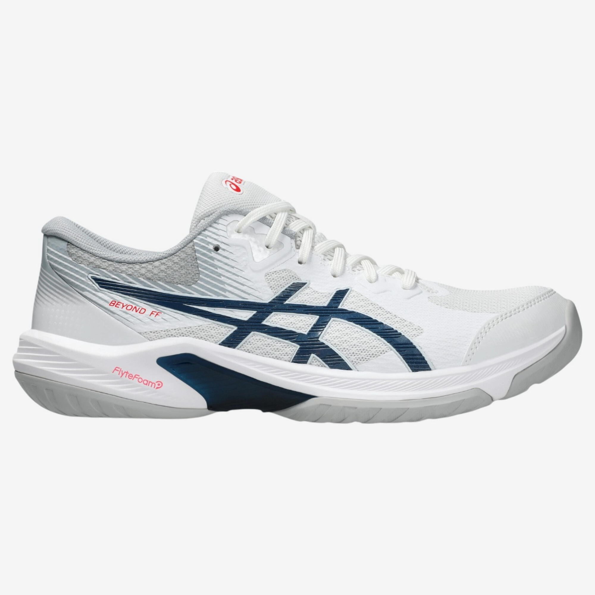 Damen/Herren Volleyballschuhe - ASICS Beyond FF Gel Low 105 blau/weiß
