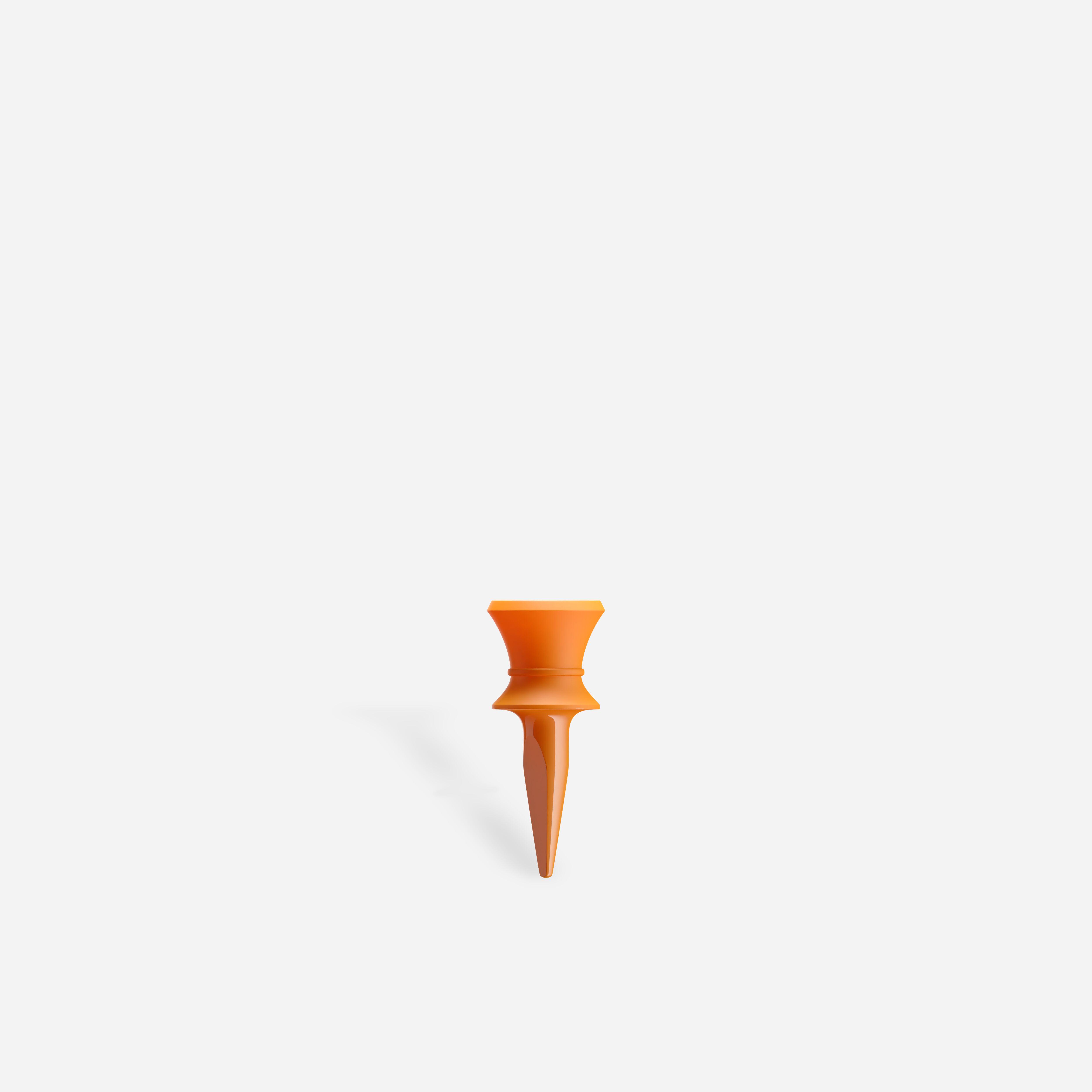 Golf Tees Kunststoff abgestuft 12 mm 10 Stück orange