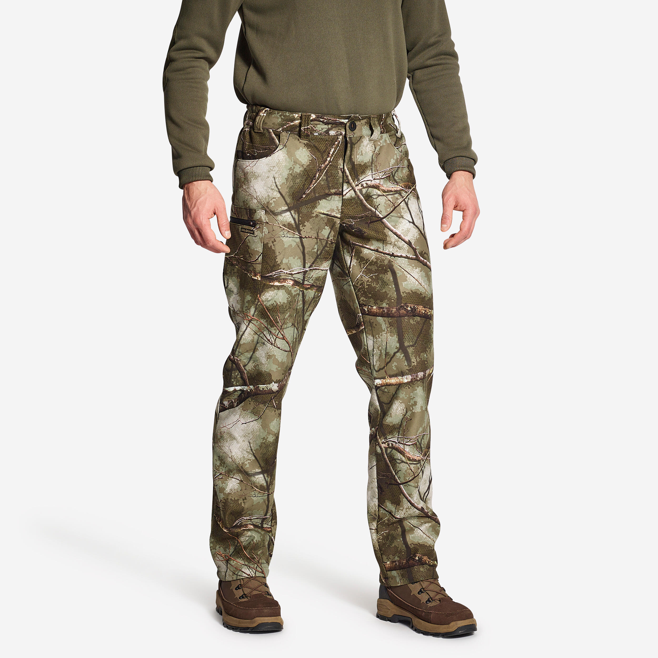 Jagdhose 100 warm geräuscharm Treemetic