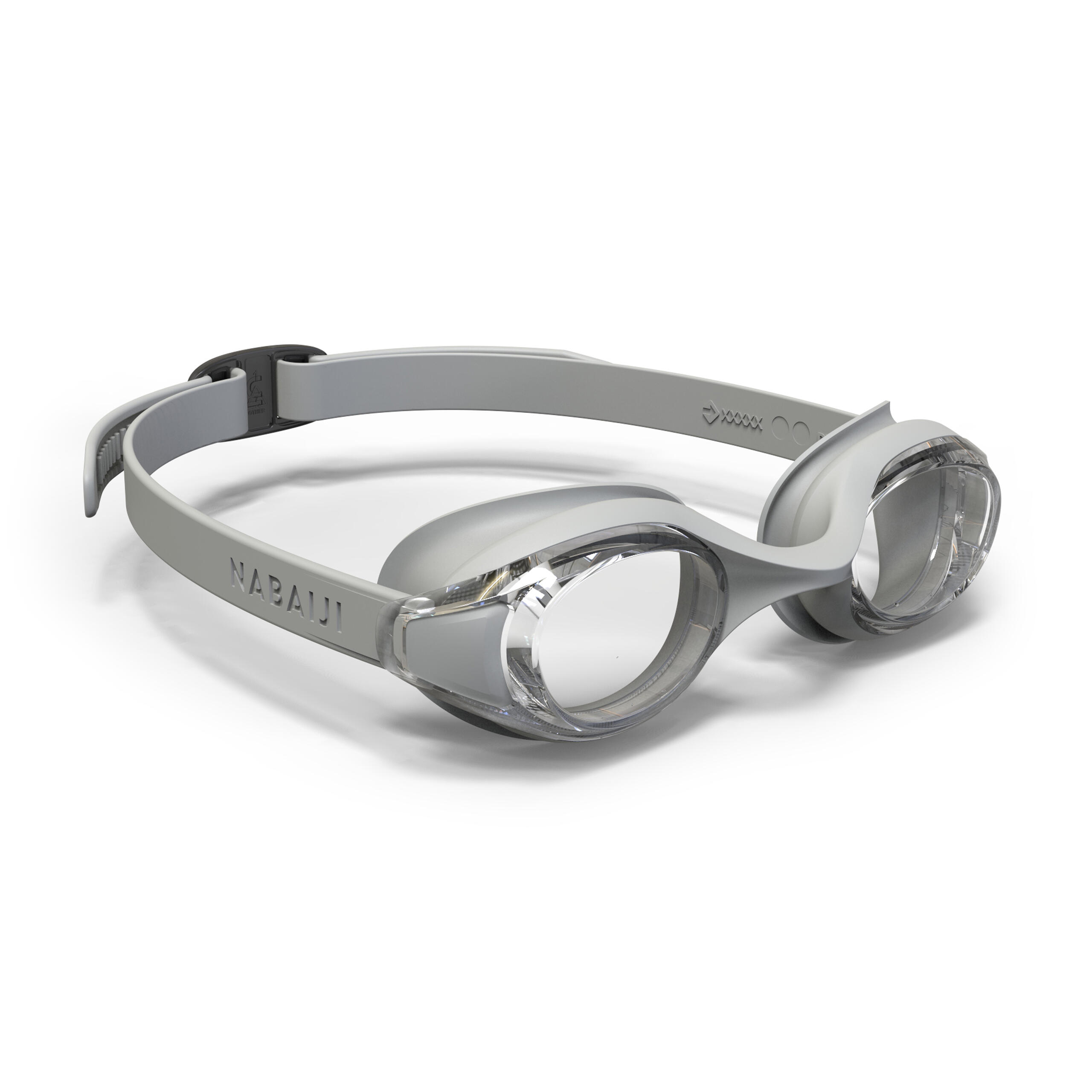 Schwimmbrille Einheitsgröße - Ready klar/grau