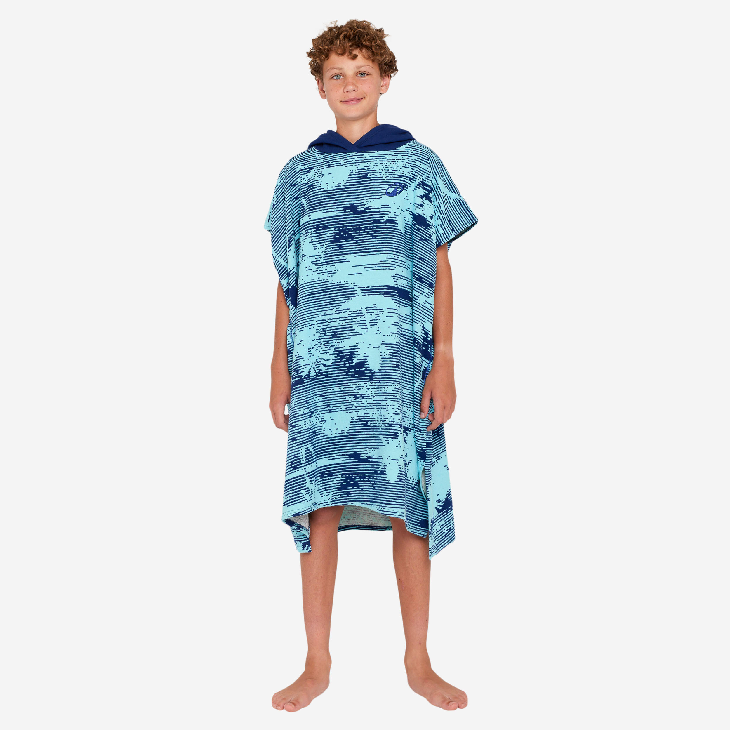 Surf-Poncho Kinder 550 View 135–160 cm blau