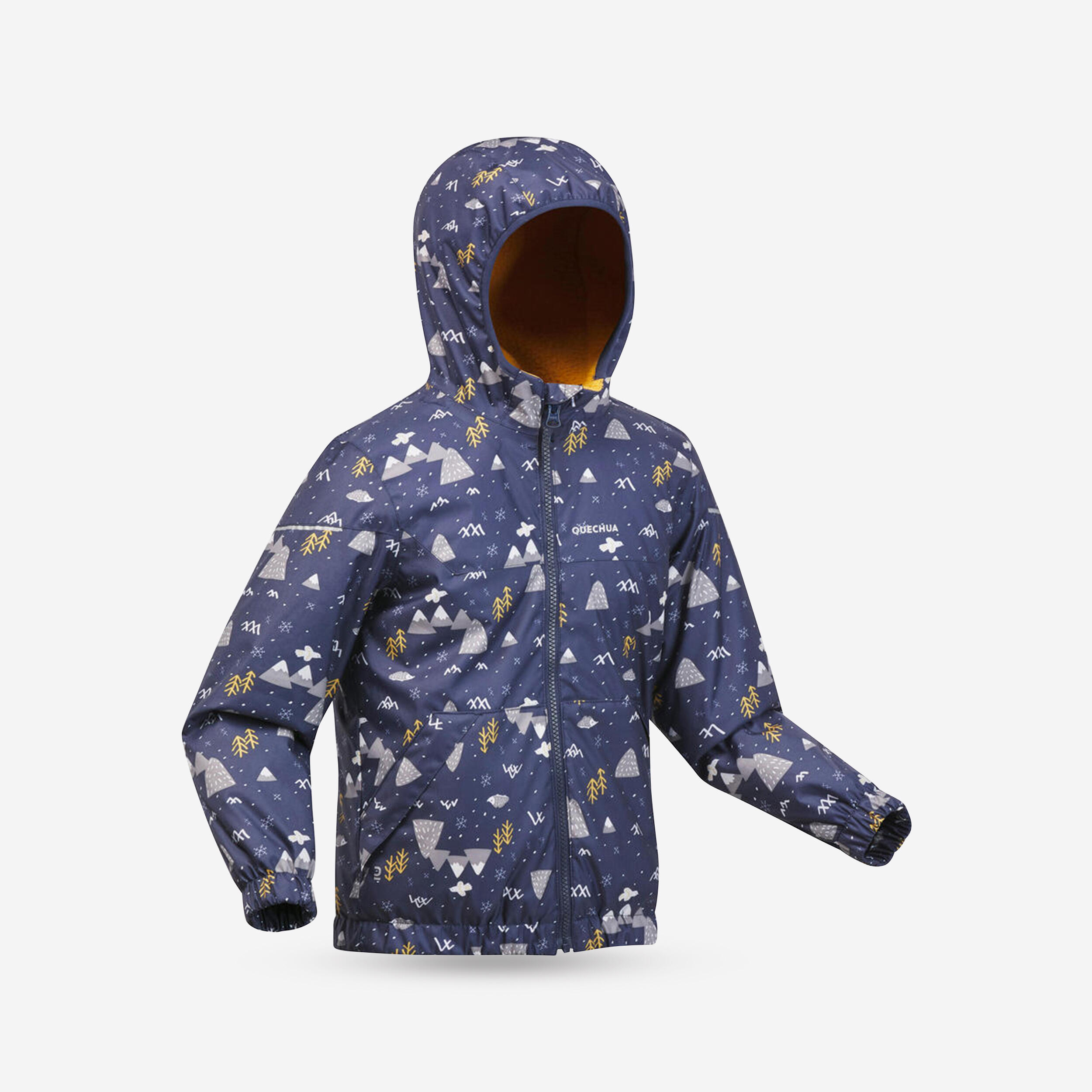 Winterjacke Kinder wasserdicht - 100 blau
