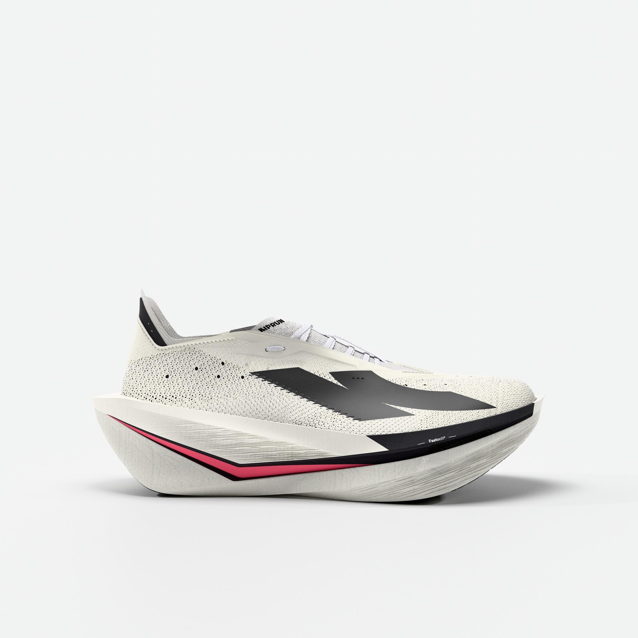 Laufschuhe Herren Carbonplatte - Kipstorm Elite weiß/rosa