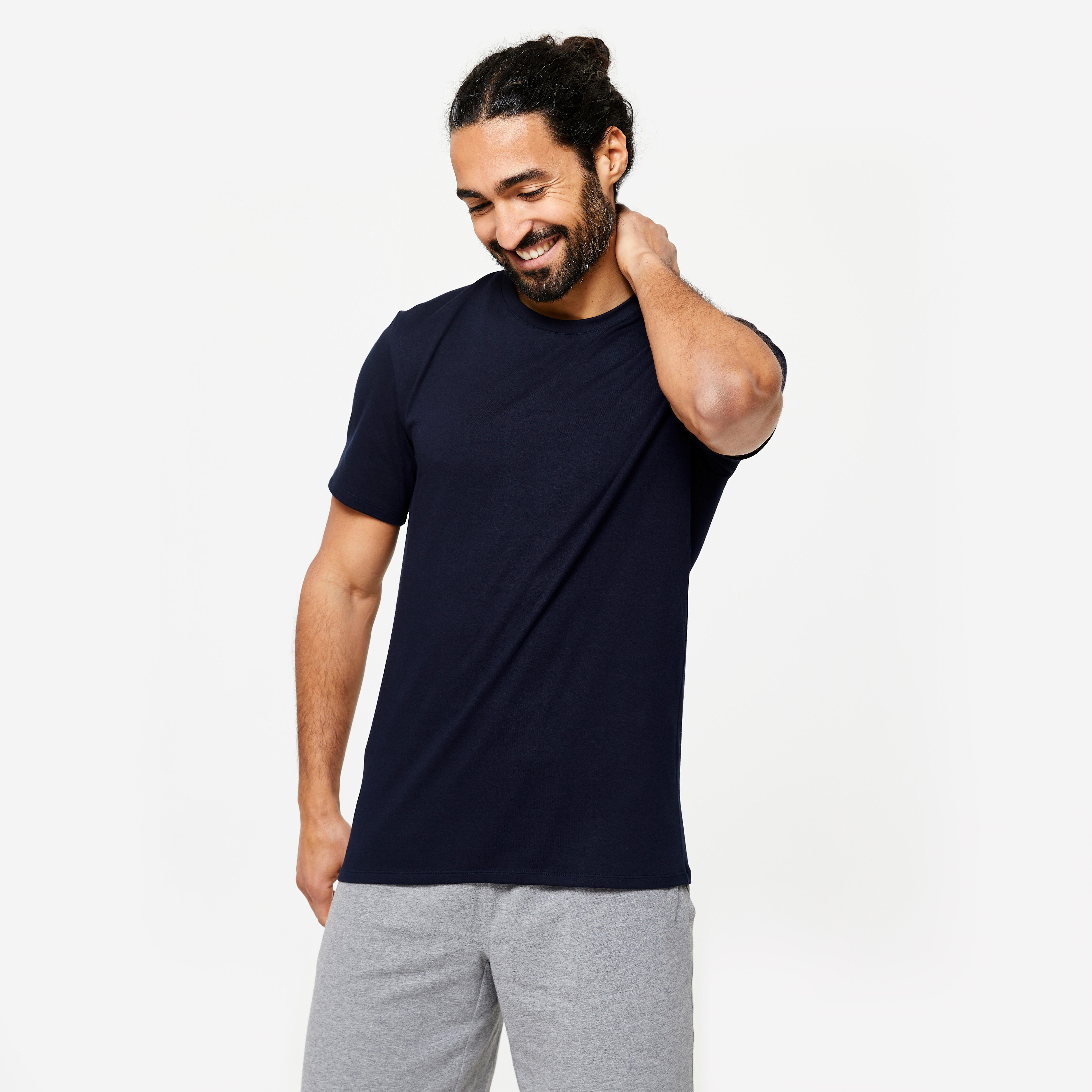T-Shirt Herren Slim ‒ 500 dunkelblau