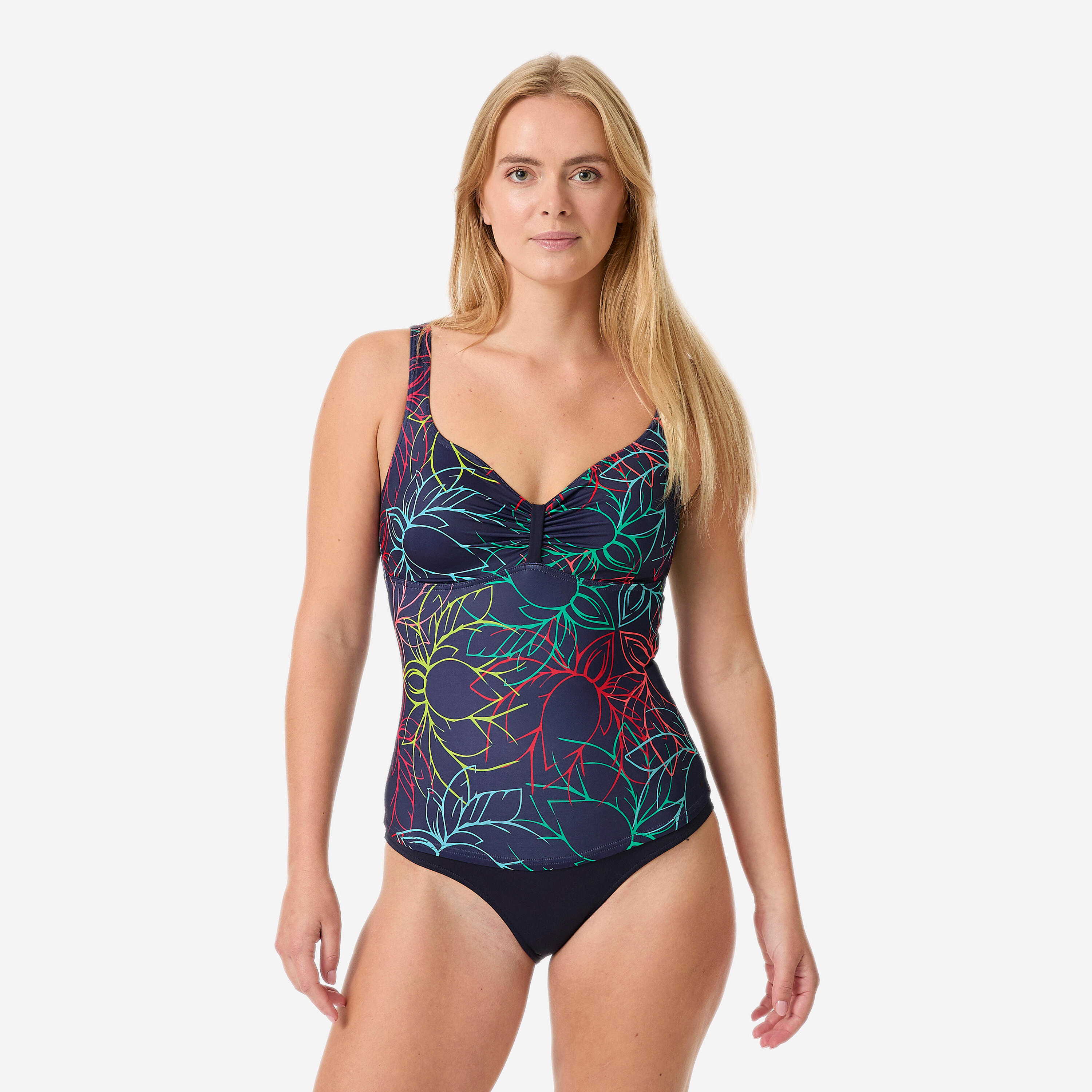 Badeanzug Damen figurformend Doli Nenu marineblau