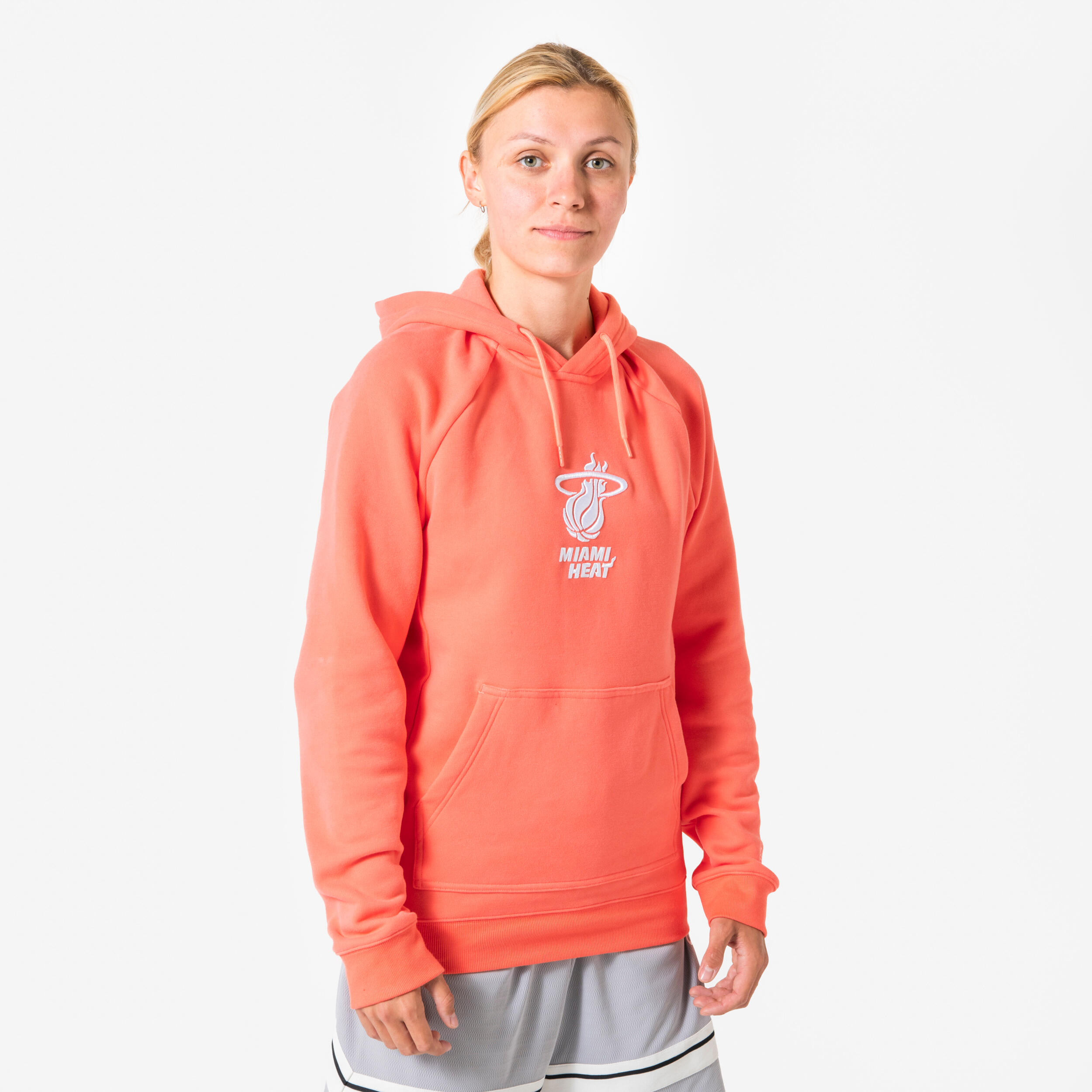 Damen/Herren Basketball Hoodie NBA Miami Heat - Hoodie 900 rosa