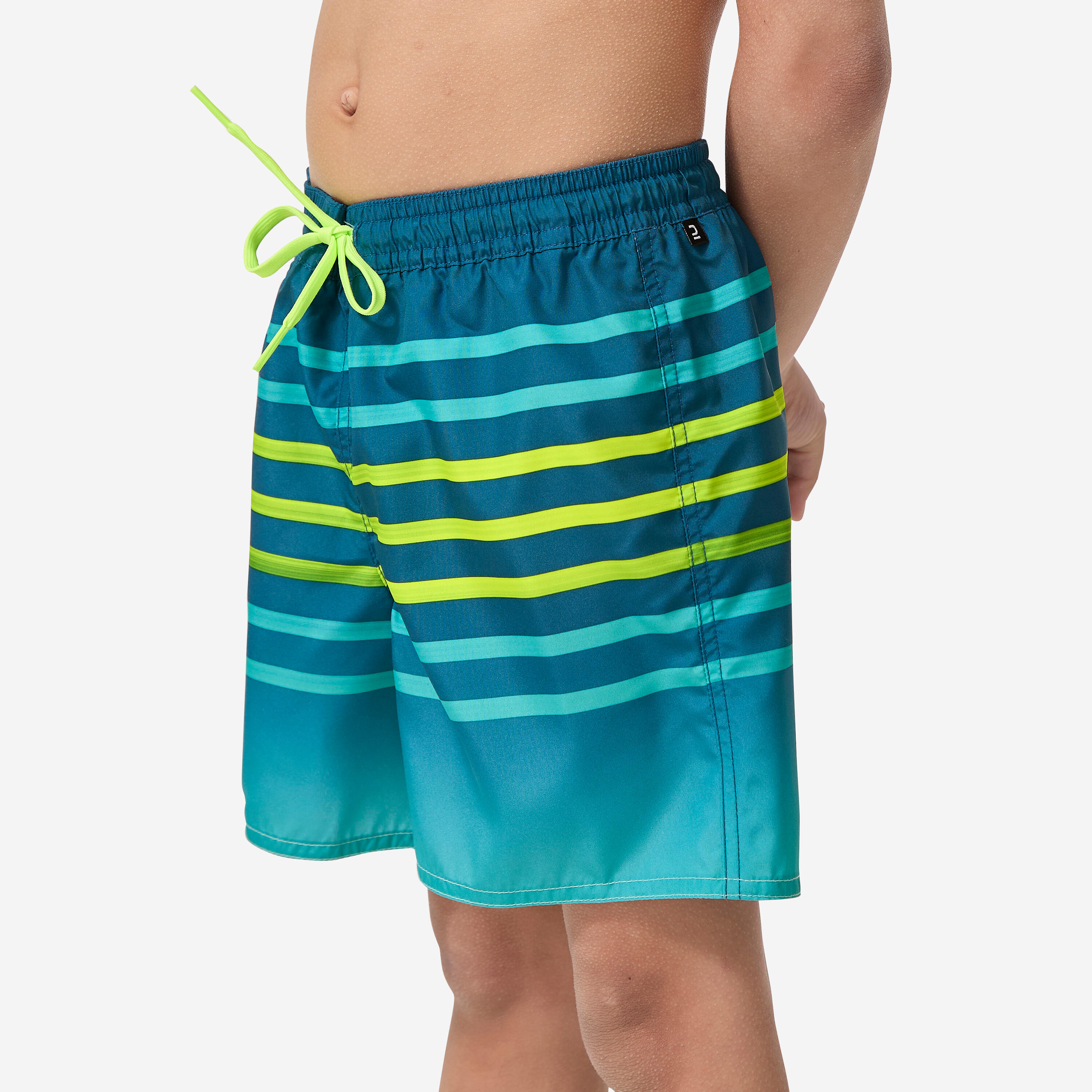 Boardshorts Jungen 100 Tokyo Sun türkis
