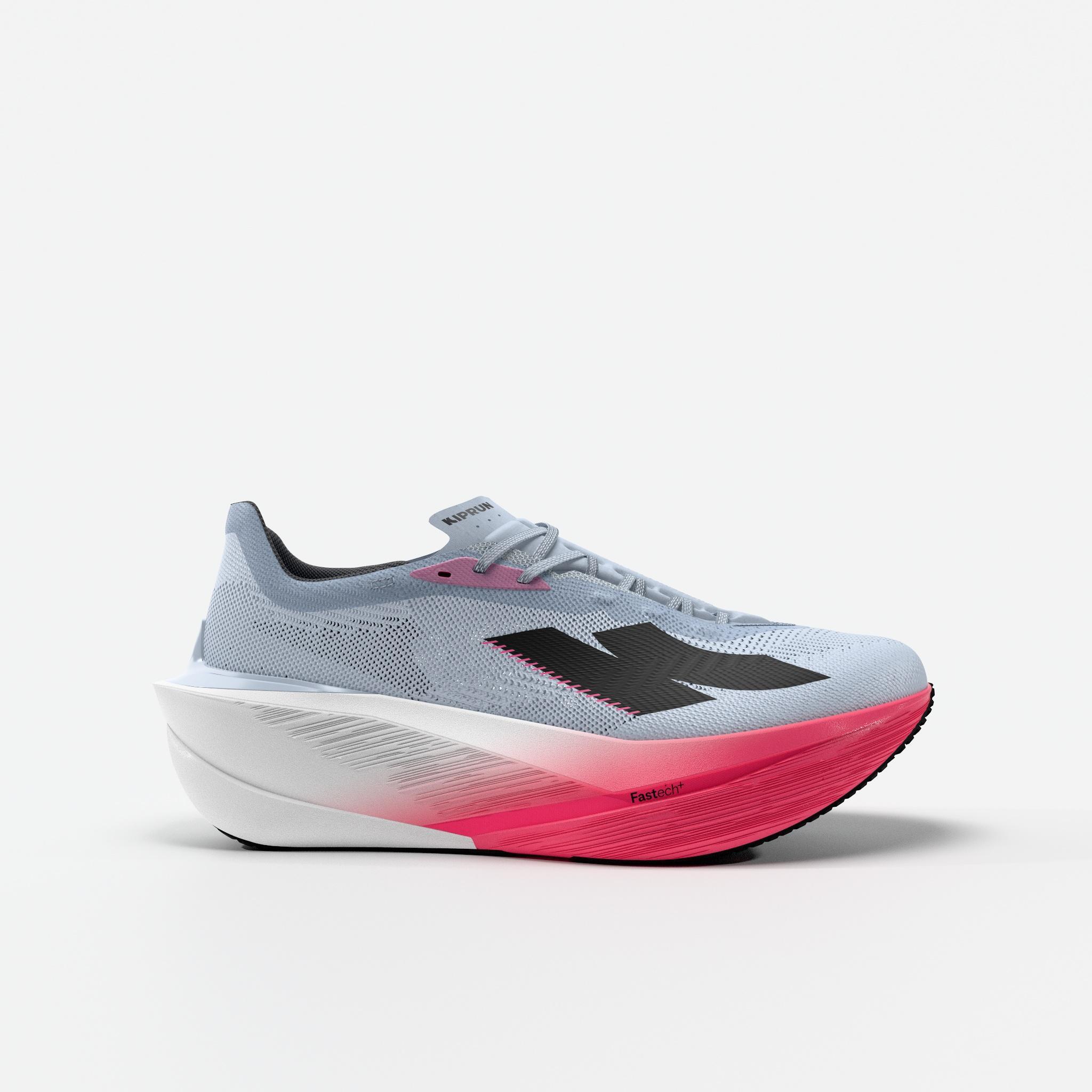 Laufschuhe Straßenlauf Herren - Kipstorm Tempo blau/rosa
