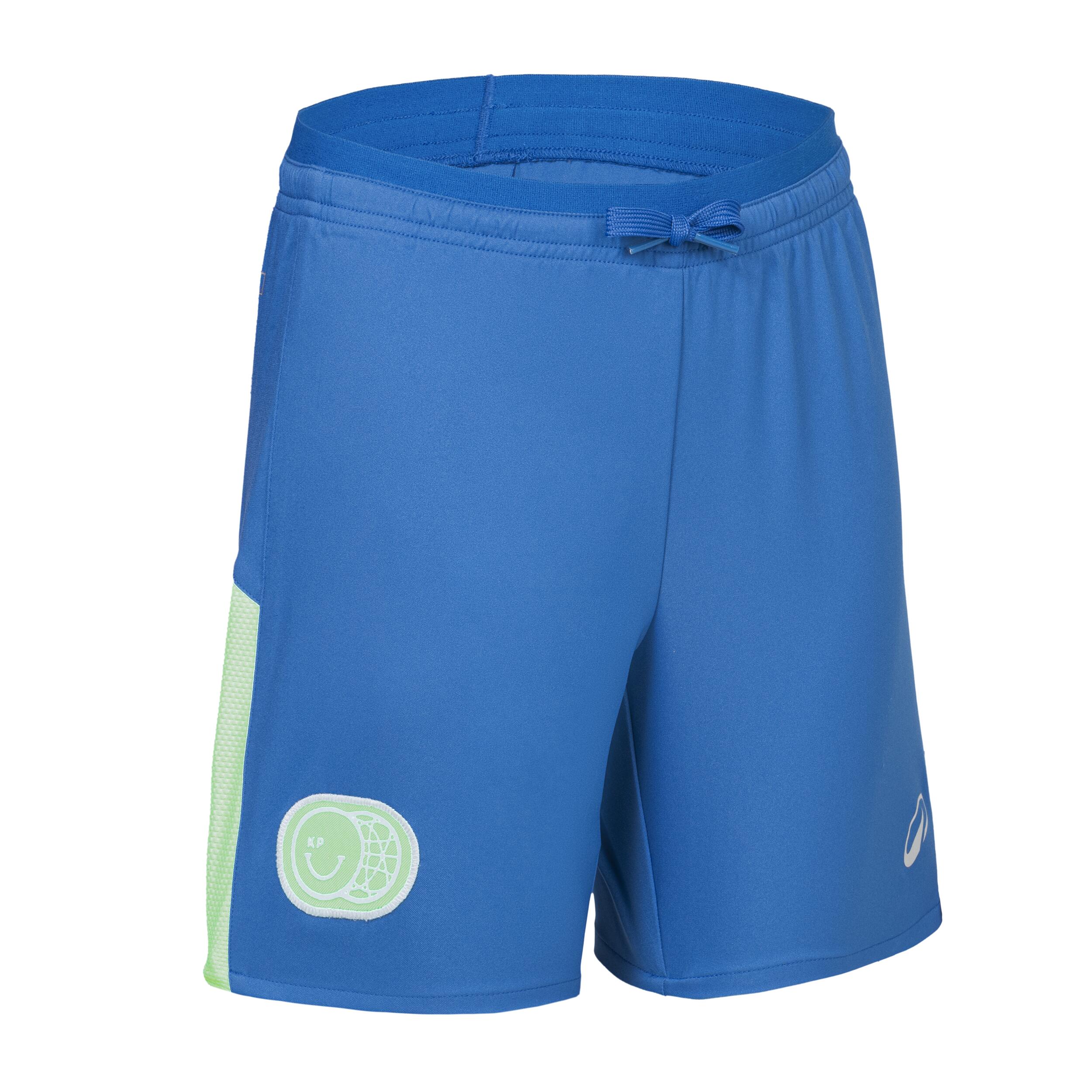 Kinder Fußball Shorts - VIRALTO Kids blau/grün