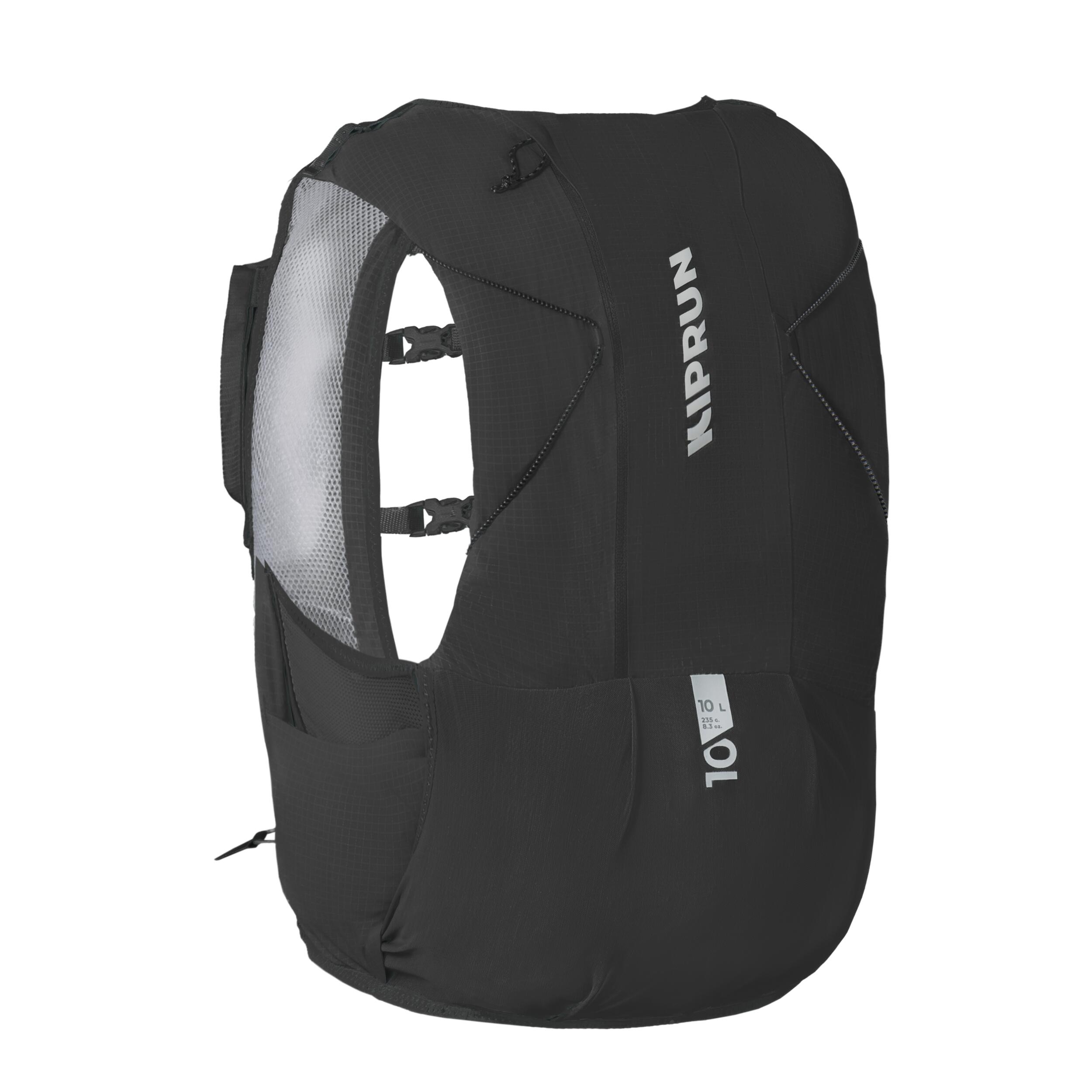 Laufrucksack Trailrunning 10 l Unisex - 900 schwarz
