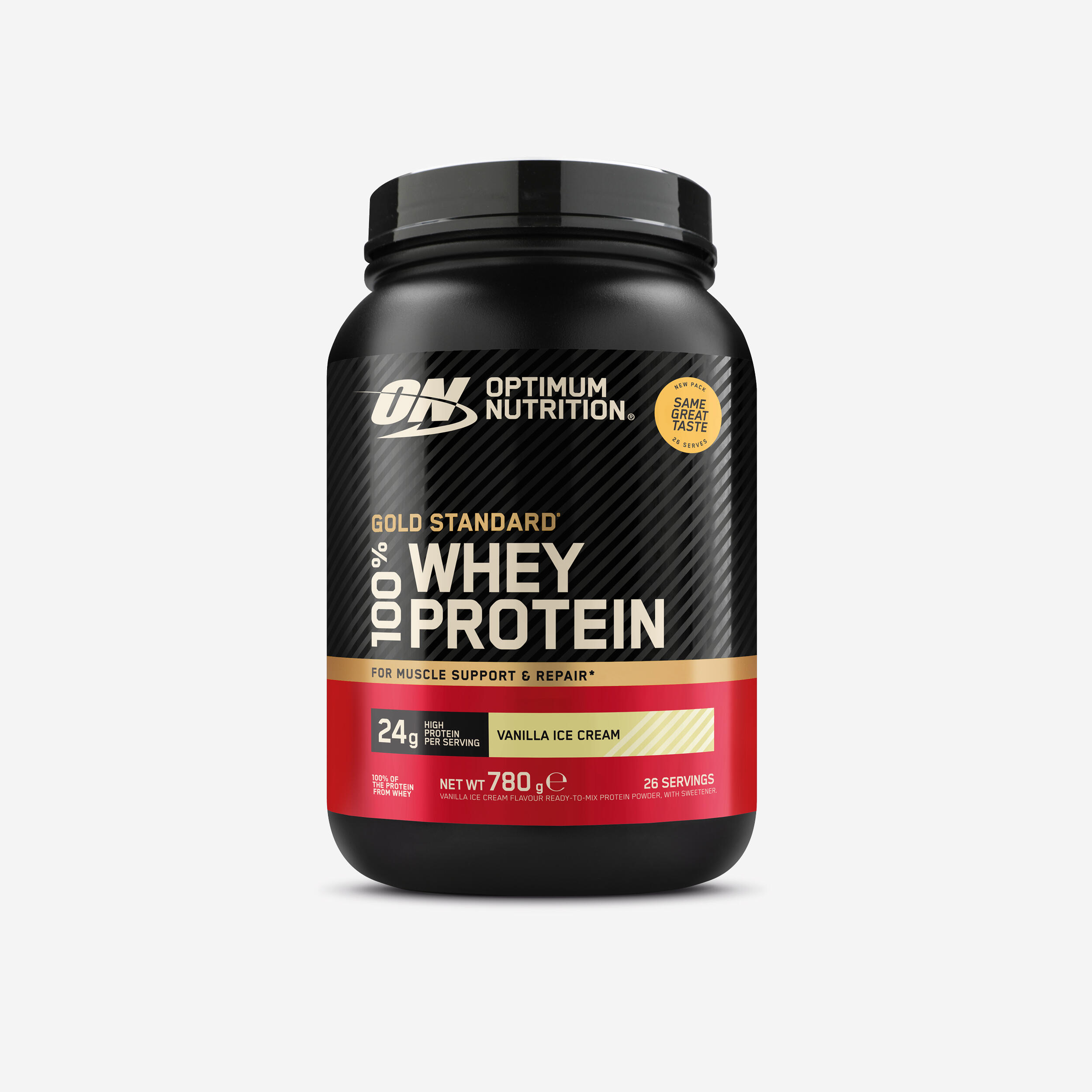 Proteinpulver 100 % Whey Vanille Gold Standard 780 g