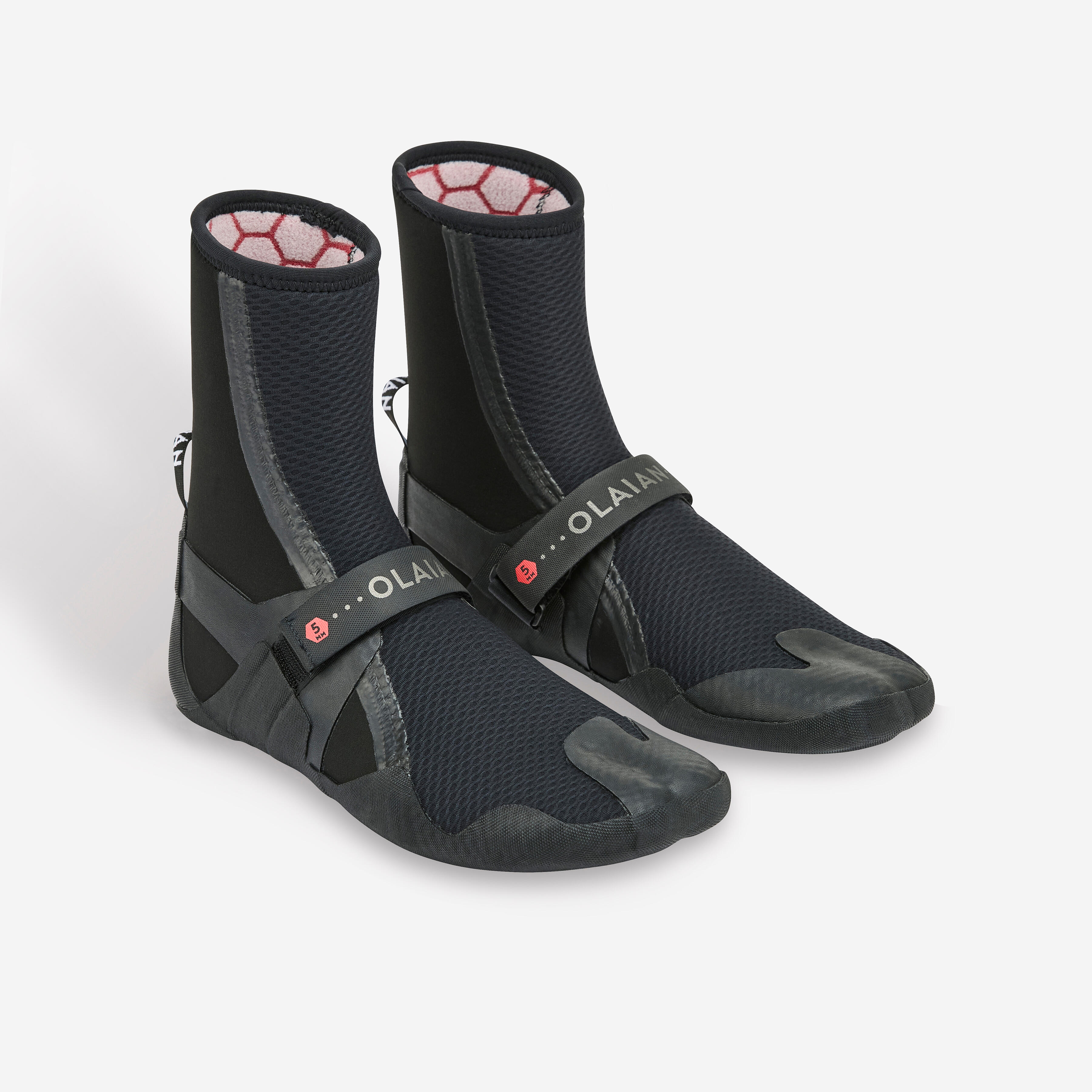 Surfschuhe Yulex 5 mm 900 schwarz