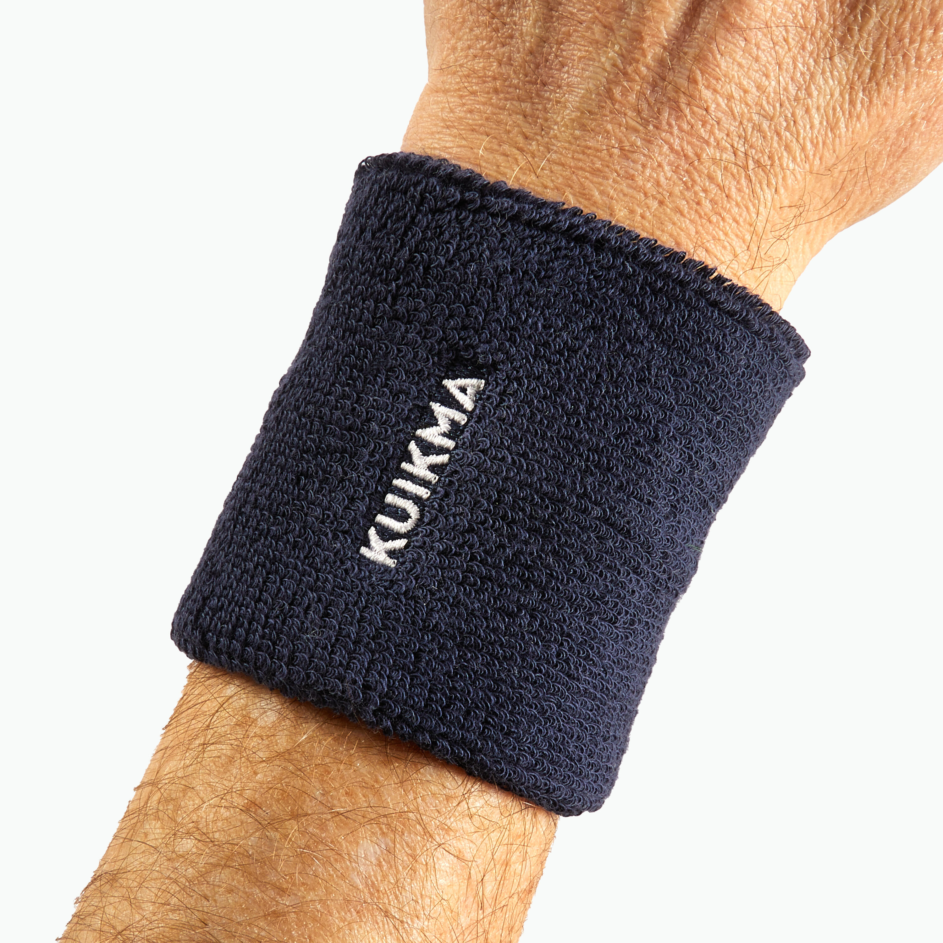 Schweißband Tennis - TP 100 Handgelenk marineblau