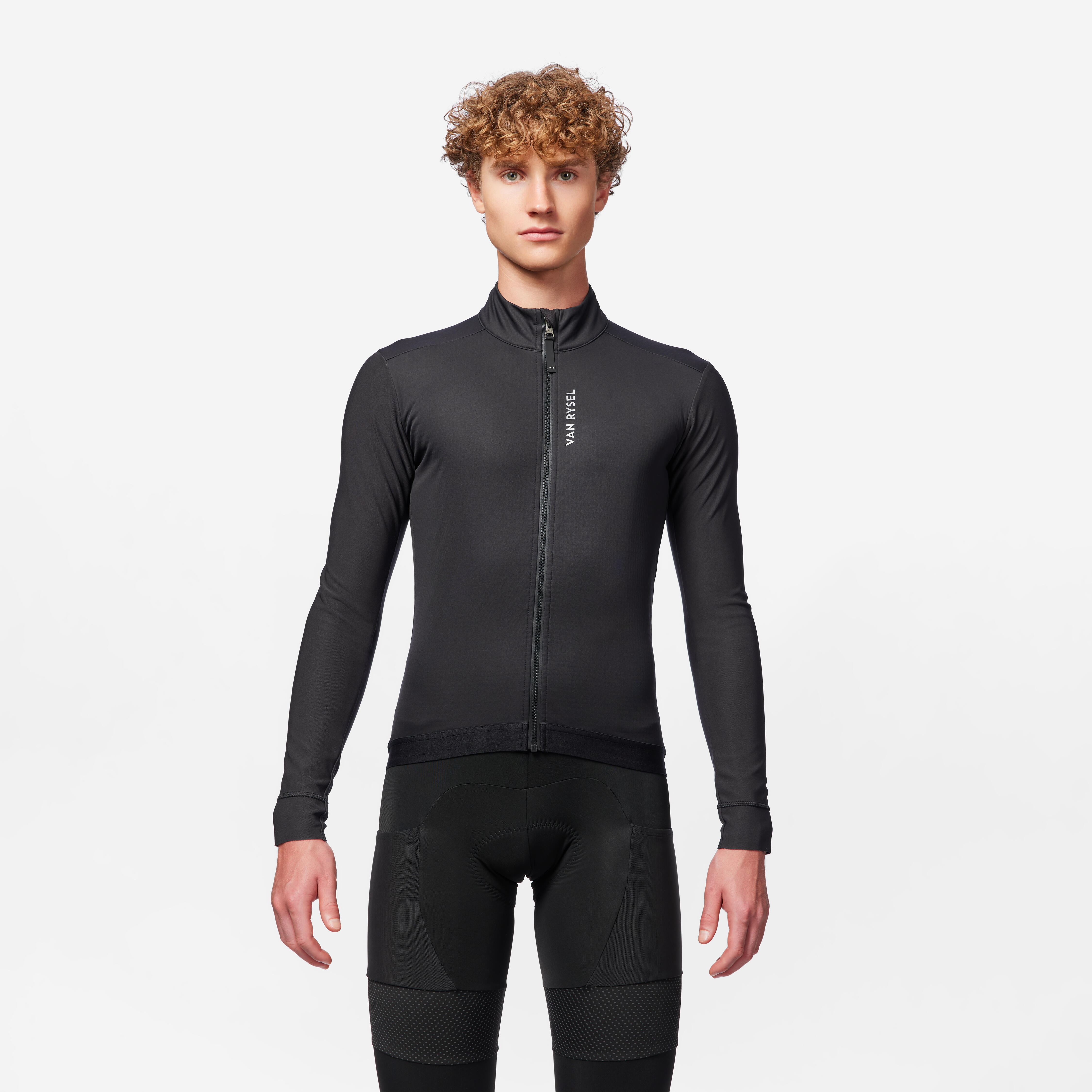 Rennrad Winterjacke Herren - Racer 2 - schwarz