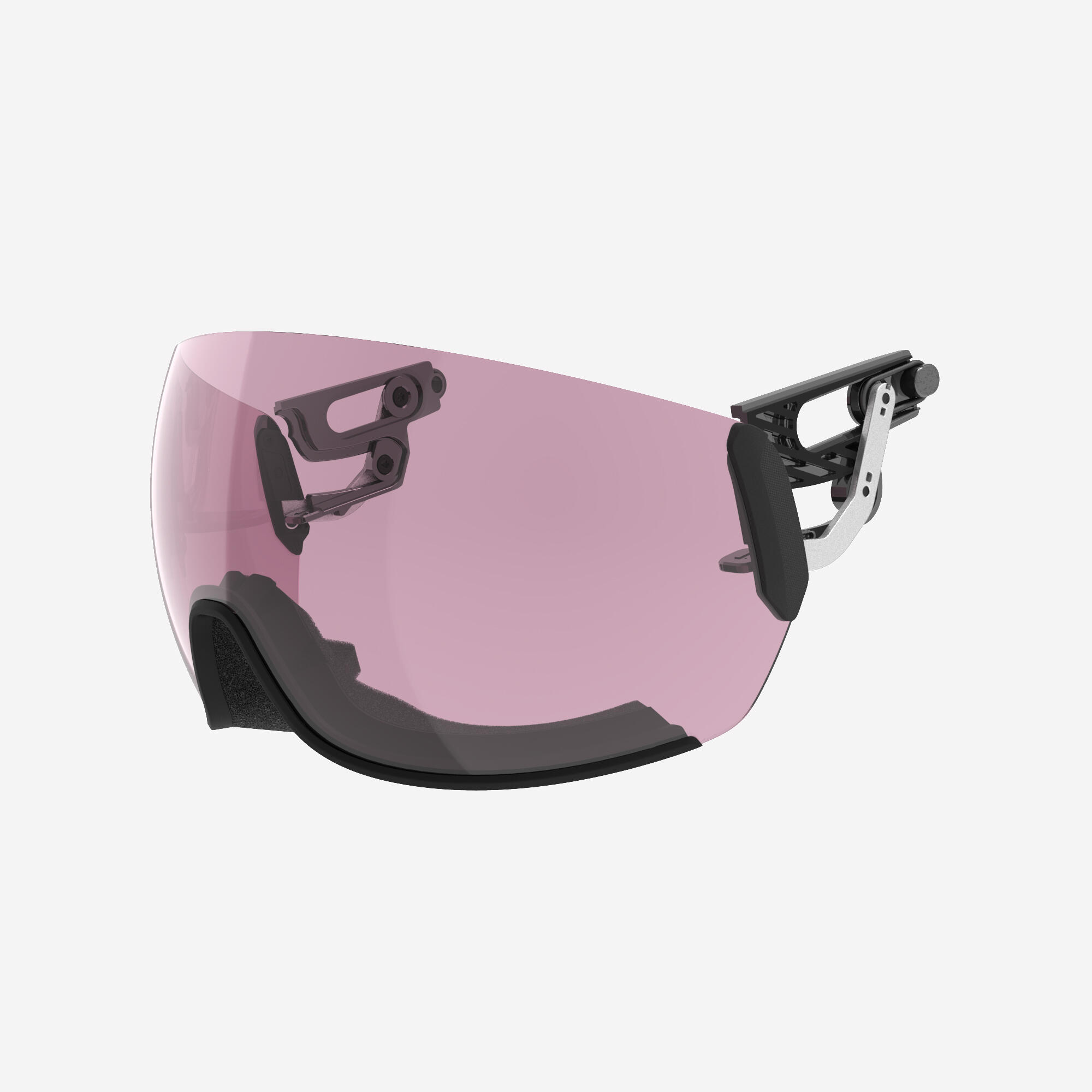 System mit Visier für Skihelm Visor + Schlechtwetter S1 - 500 rosa