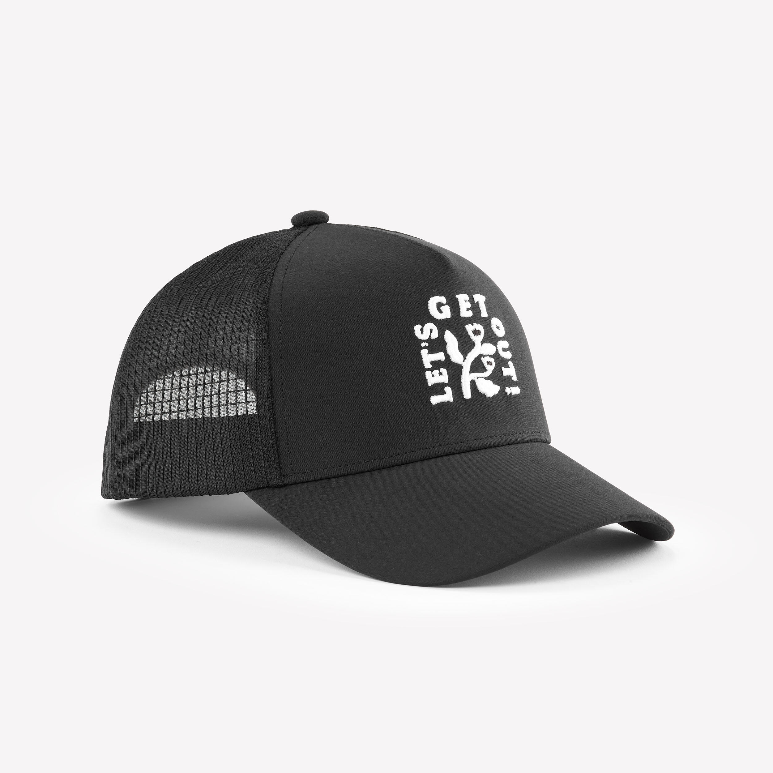 Schirmmütze Cap Wandern - Trucker 500 schwarz