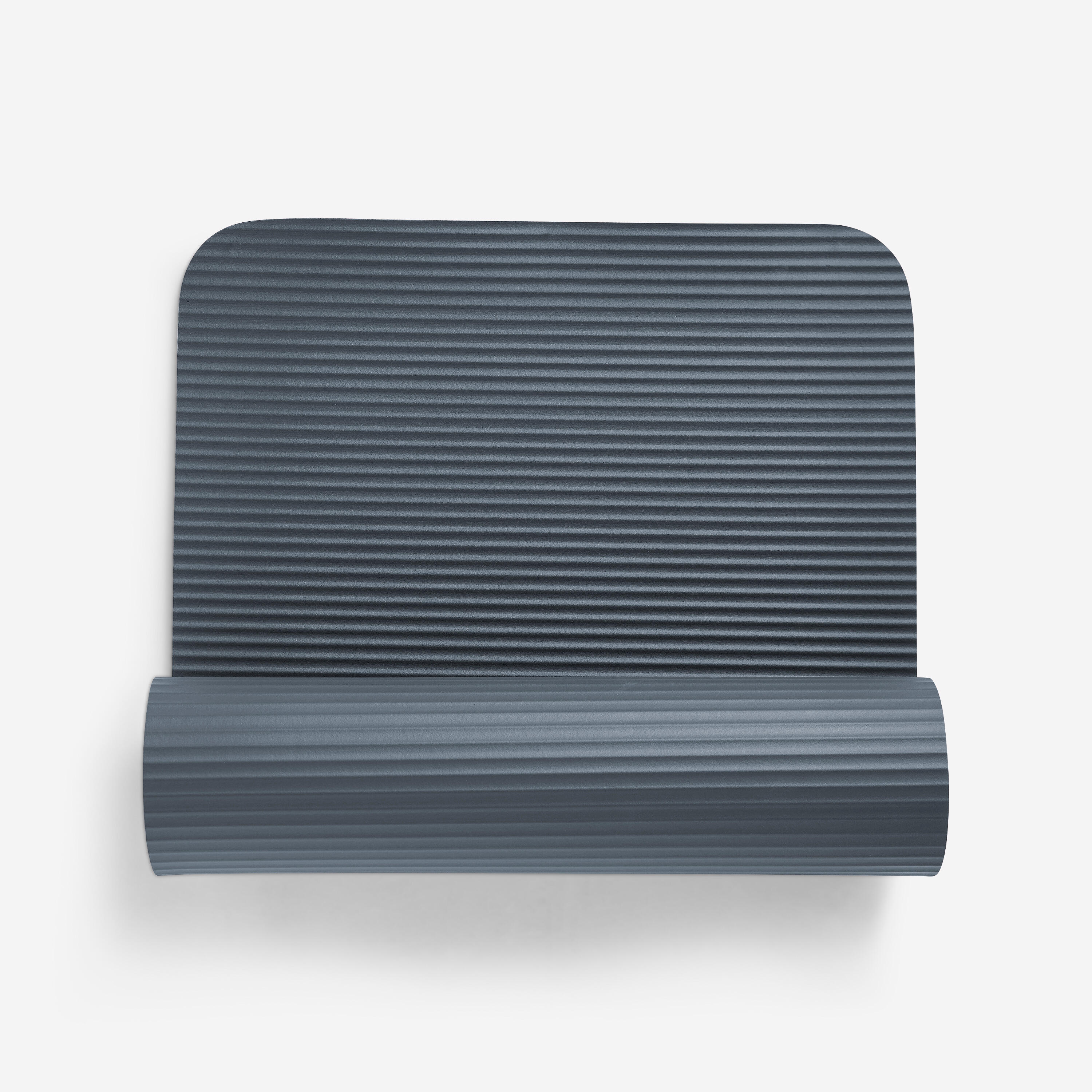 Pilatesmatte Komfort 10 mm - blau/braun