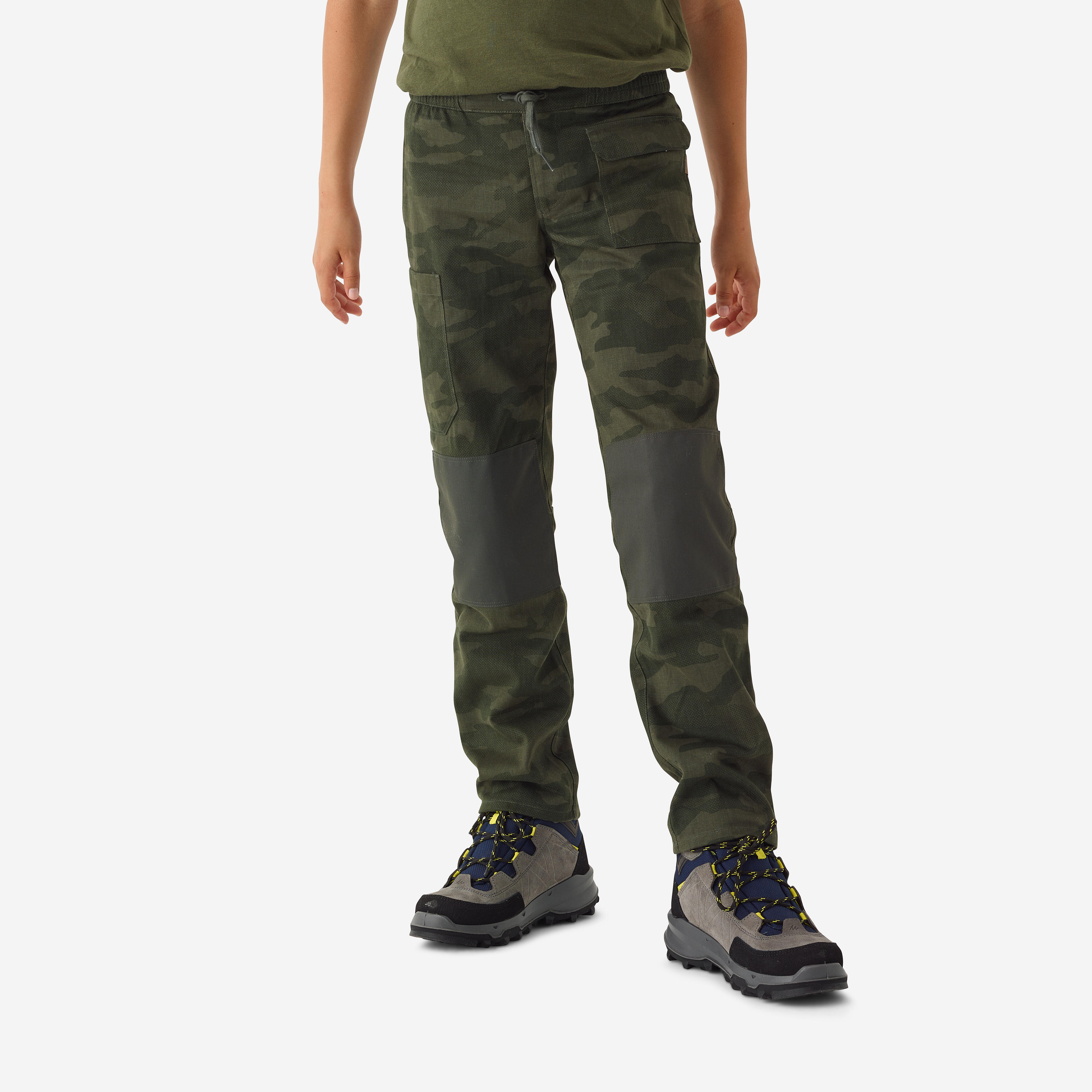 Hose 500 Kinder strapazierfähig Camouflage