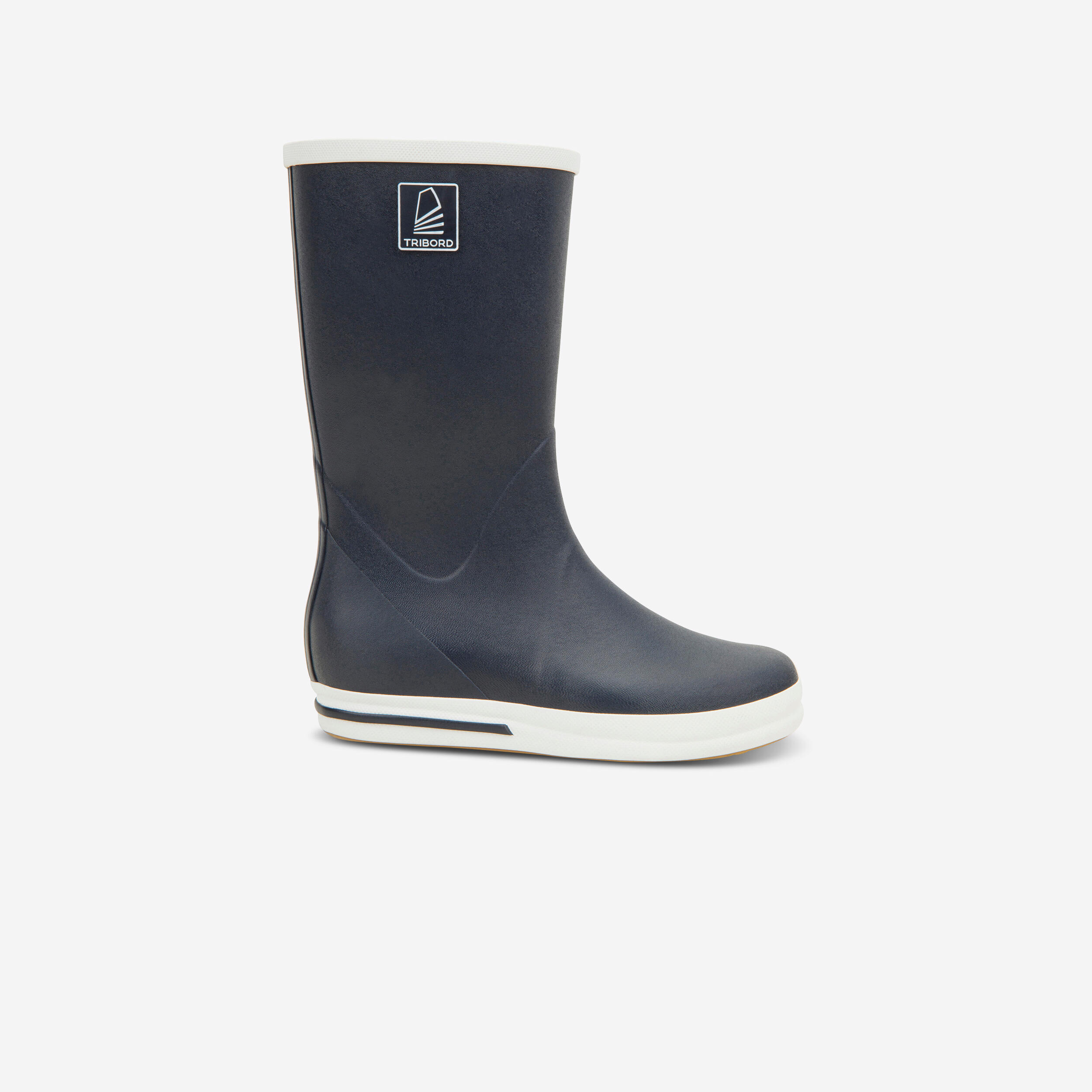 Segelstiefel Gummistiefel Damen/Herren 500 marineblau